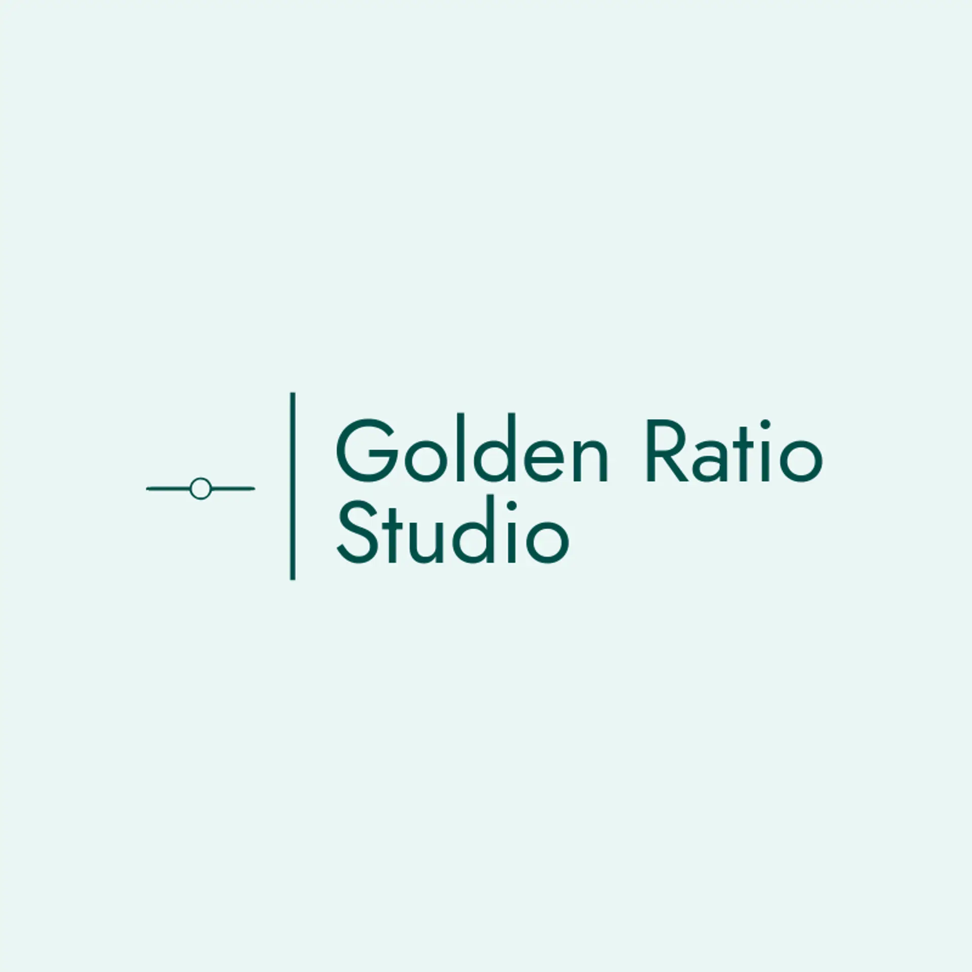 Golden Ratio Studio logo for line