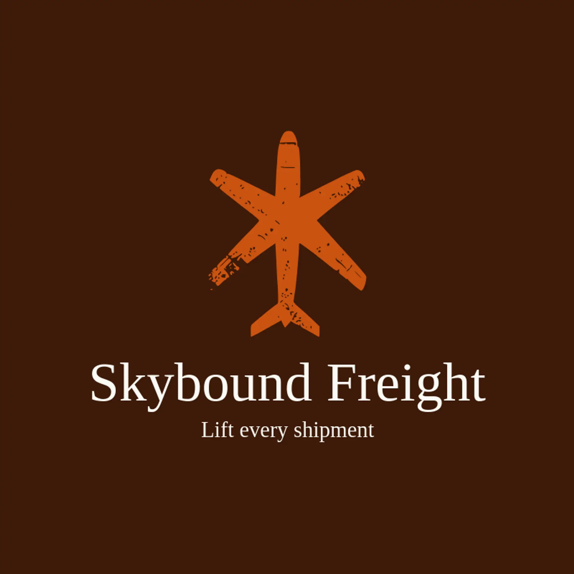 Skybound Freight logo for logistics