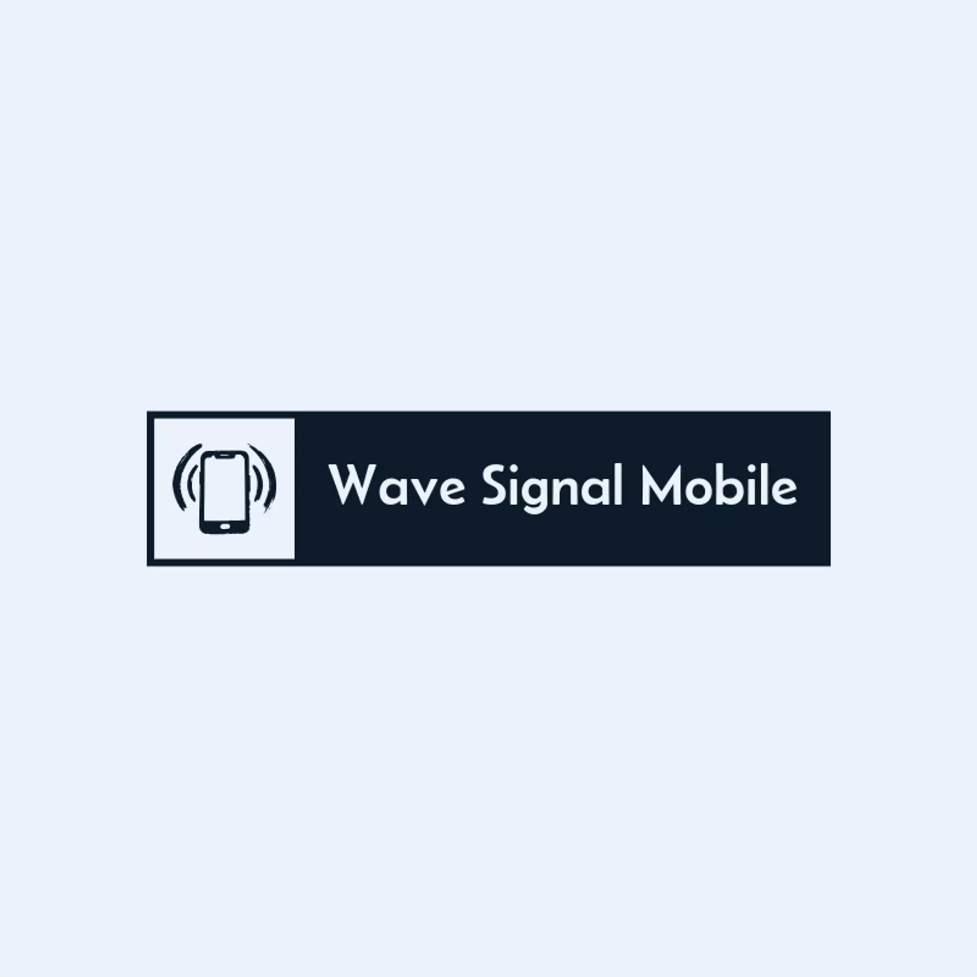 Wave Signal Mobile logo for cell phone