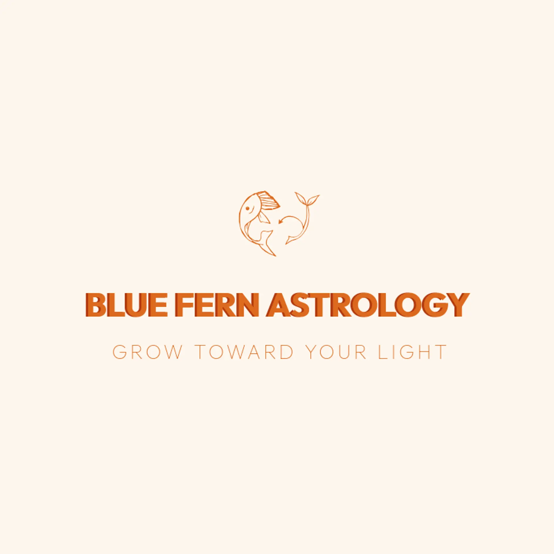 Blue Fern Astrology logo for pisces