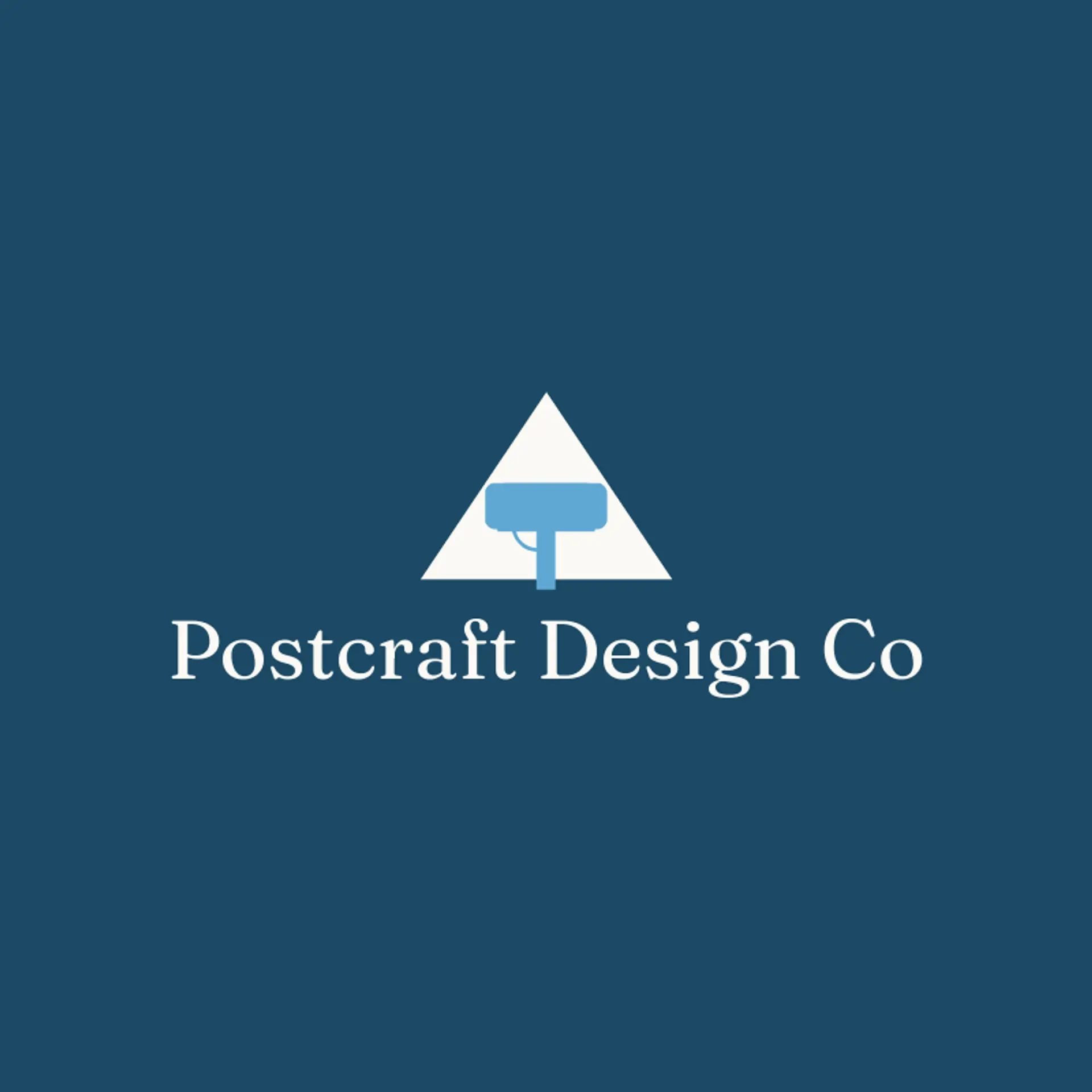 Postcraft Design Co logo for post