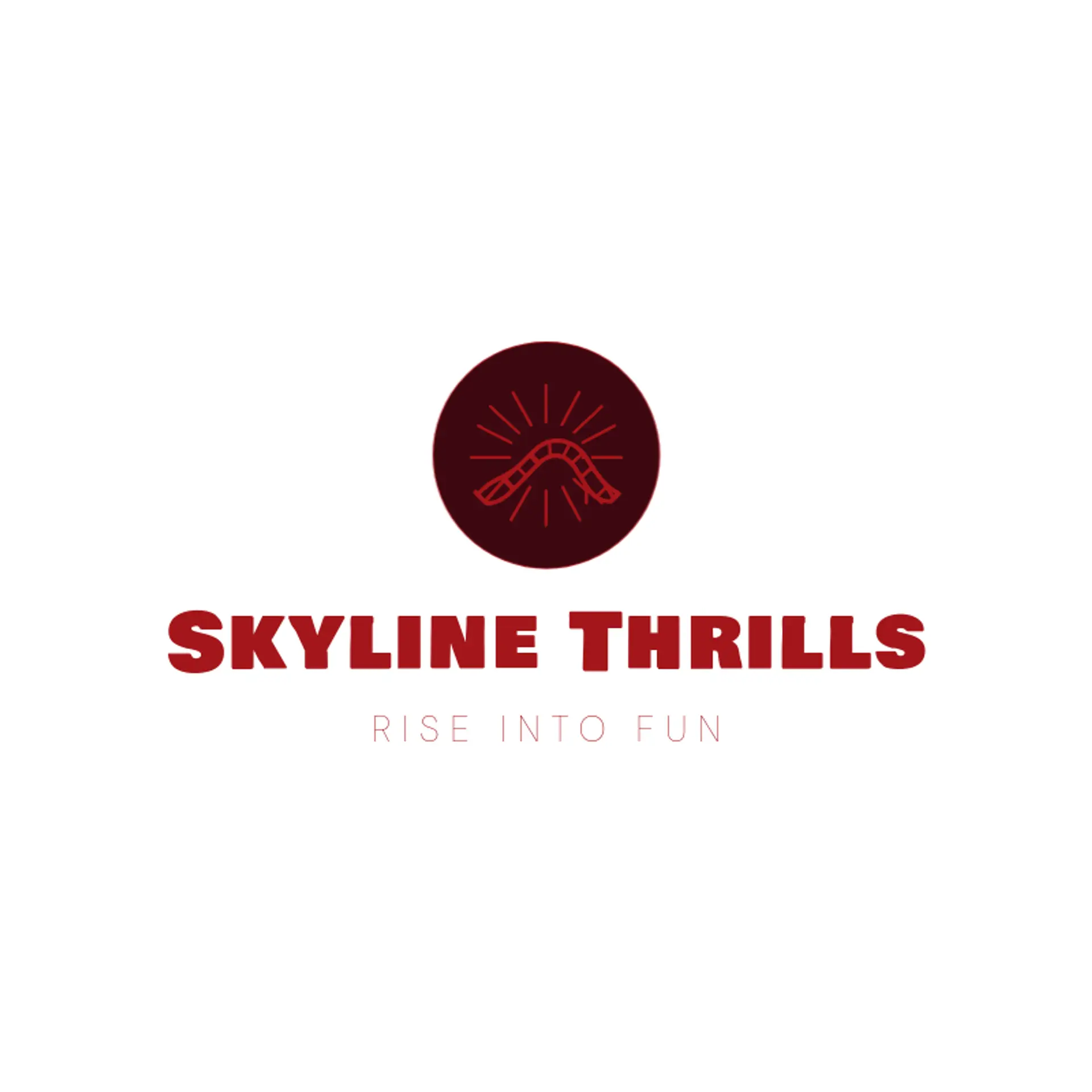 Skyline Thrills logo for amusement park