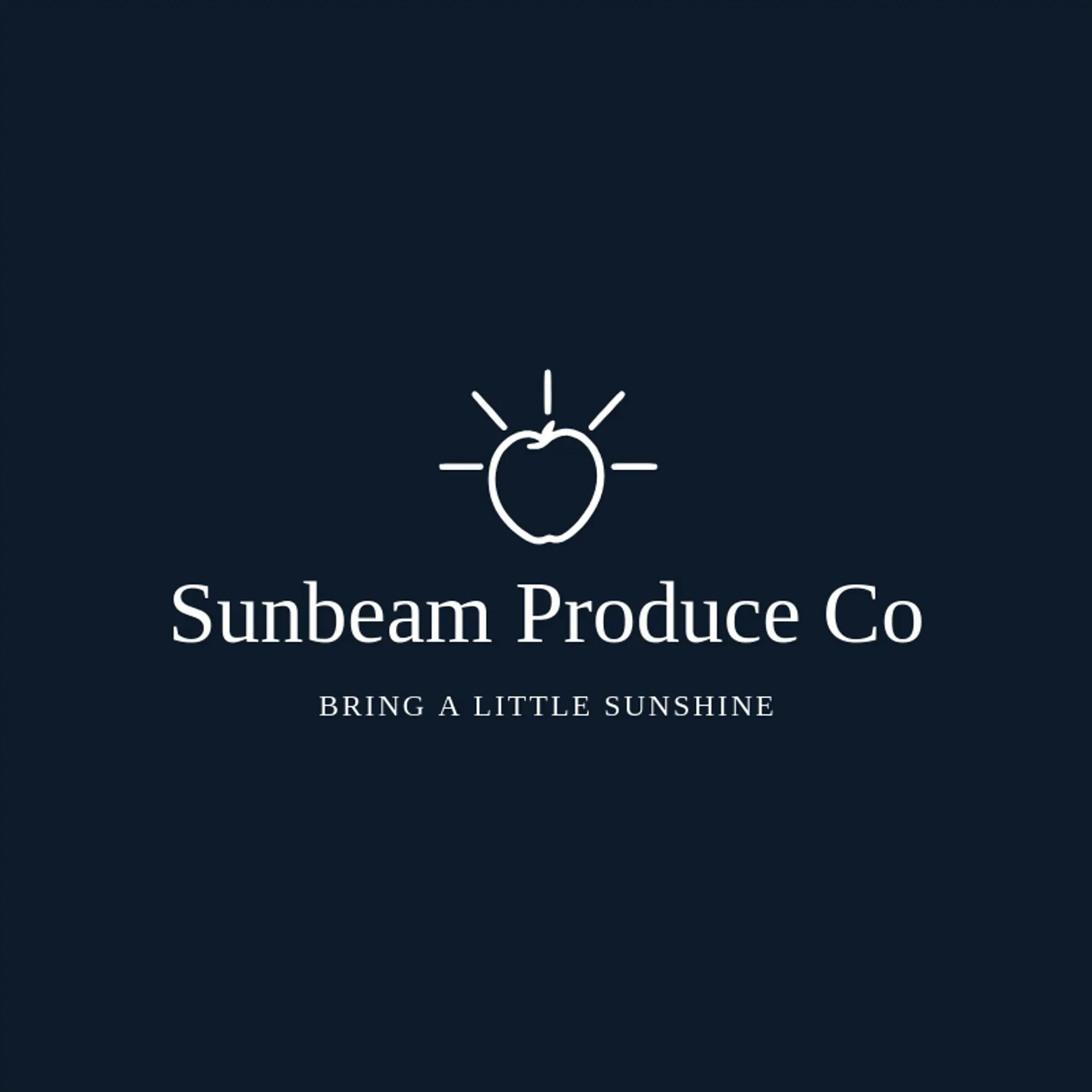 Sunbeam Produce Co logo for grocery
