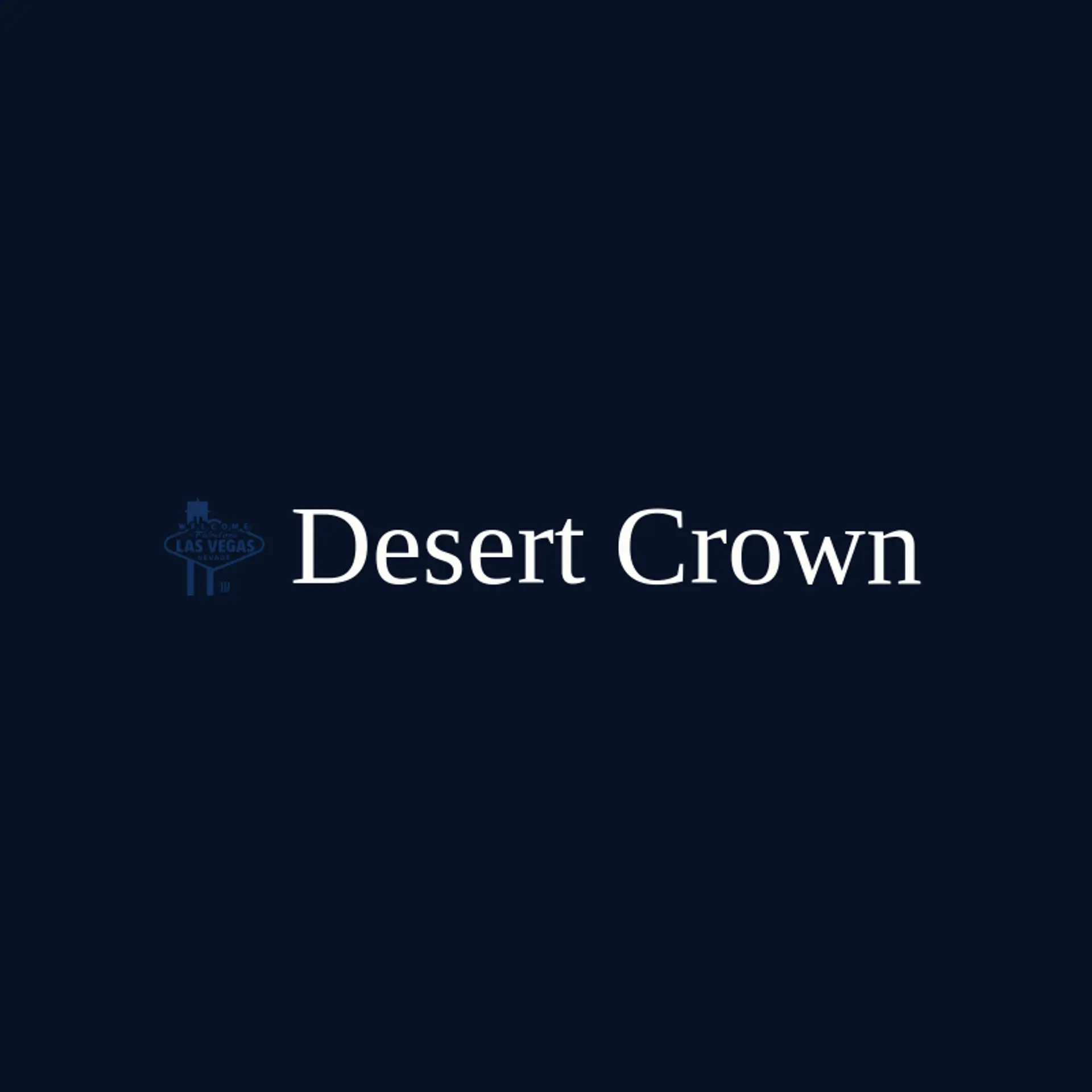 Desert Crown logo for las vegas