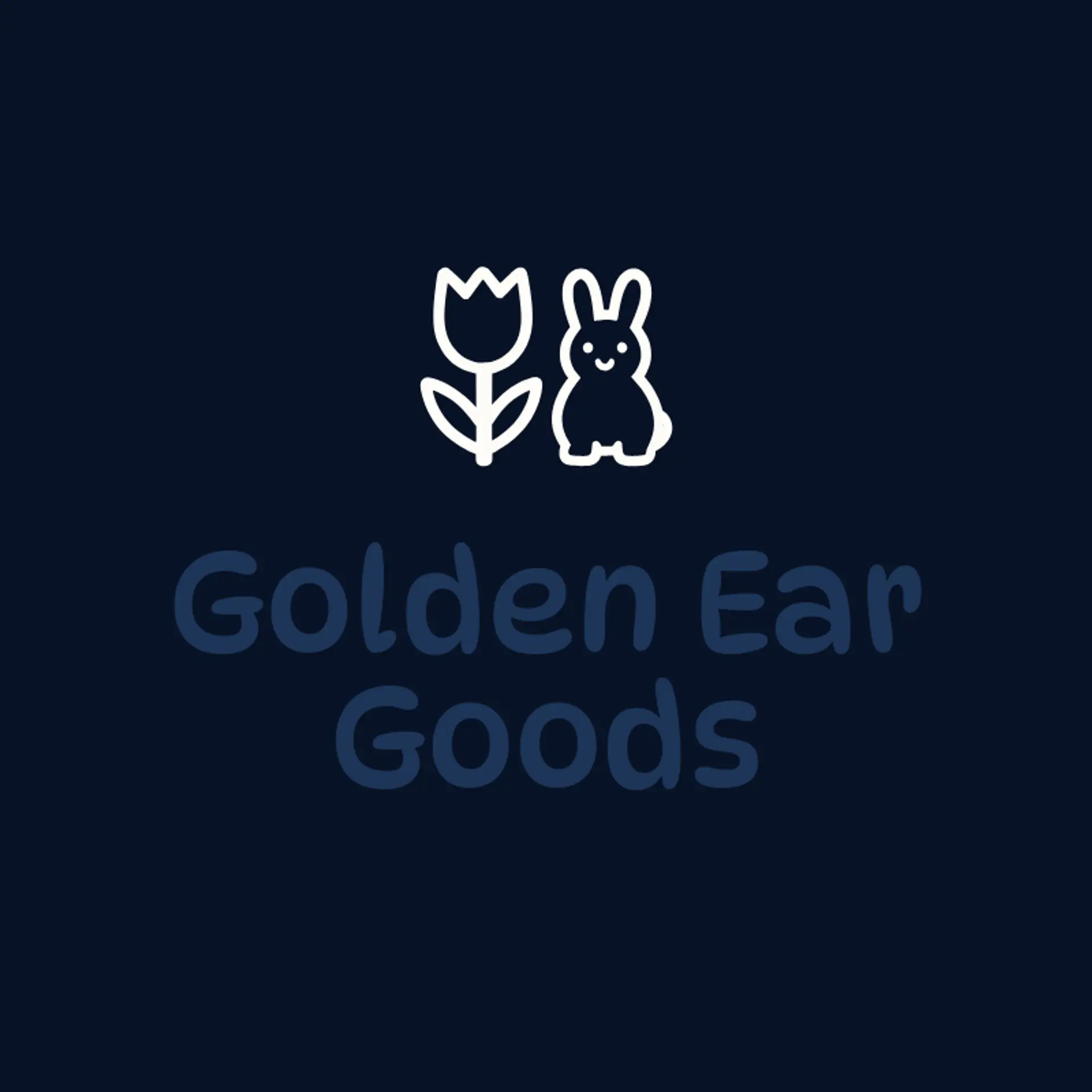 Golden Ear Goods logo for bunny