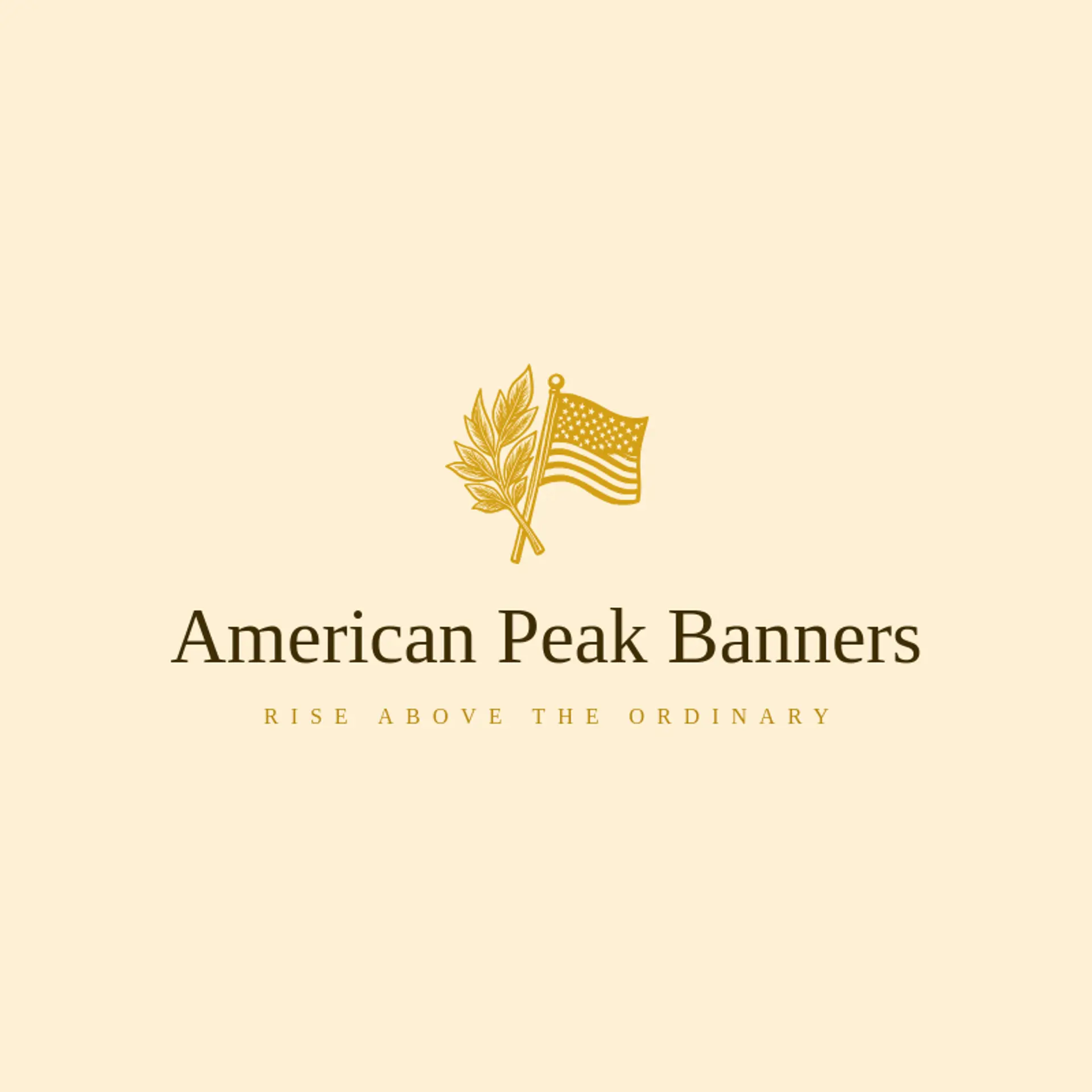American Peak Banners logo for american flag