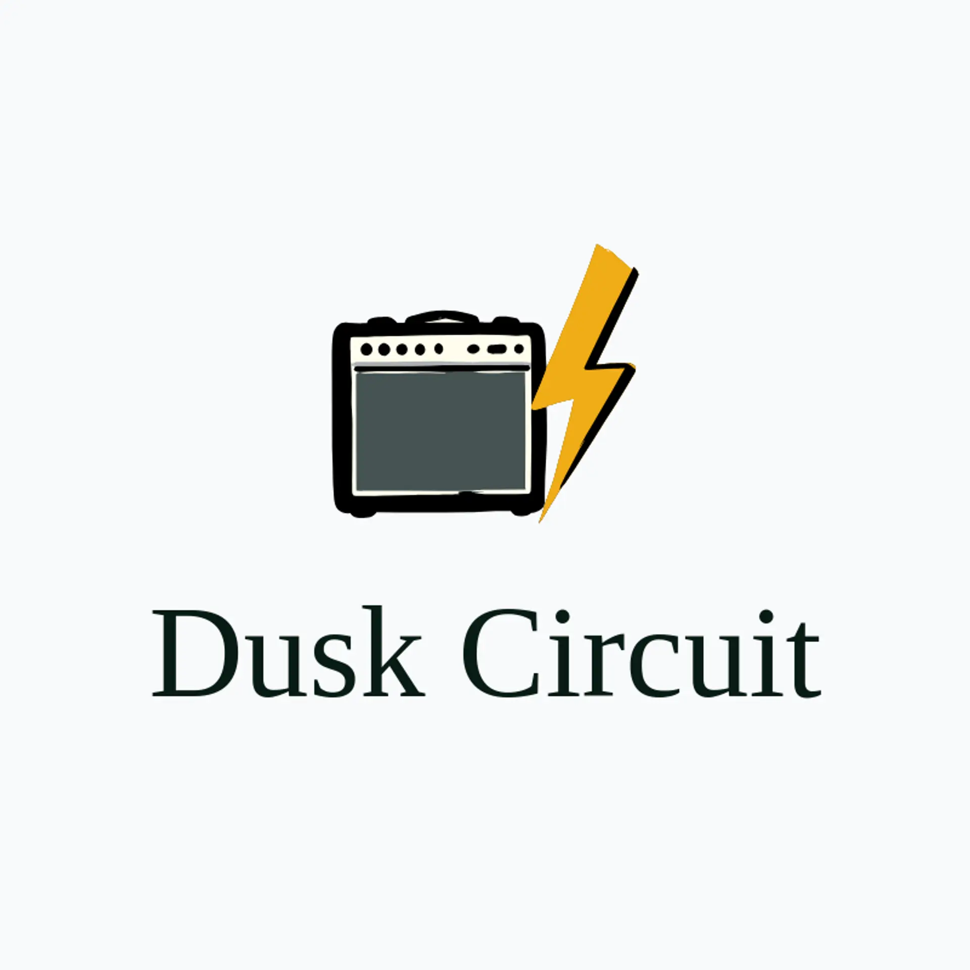 Dusk Circuit logo for rock music