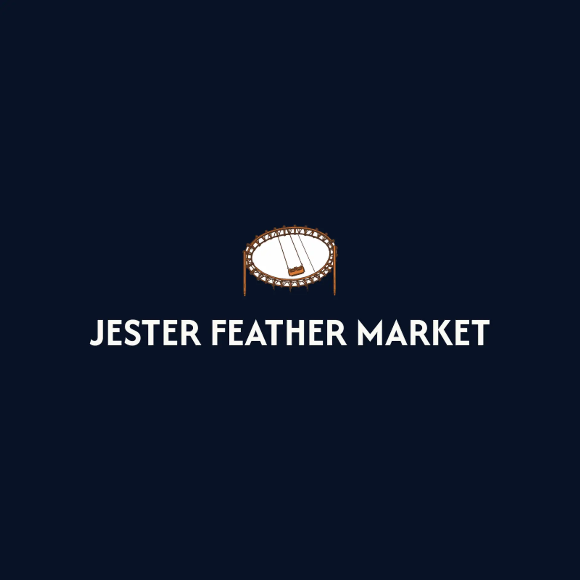 Jester Feather Market logo for mardi gras
