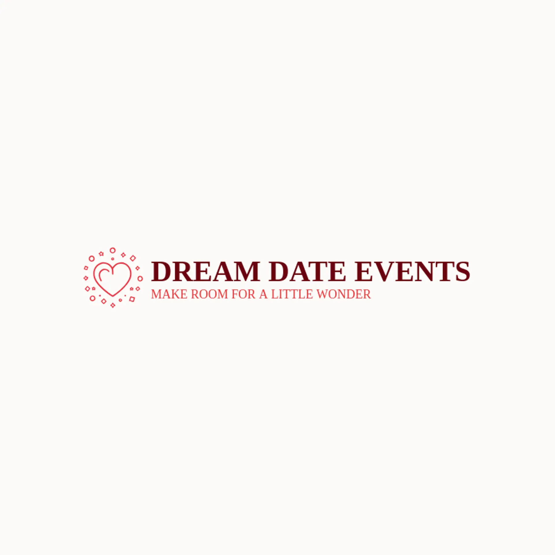 Dream Date Events logo for valentine