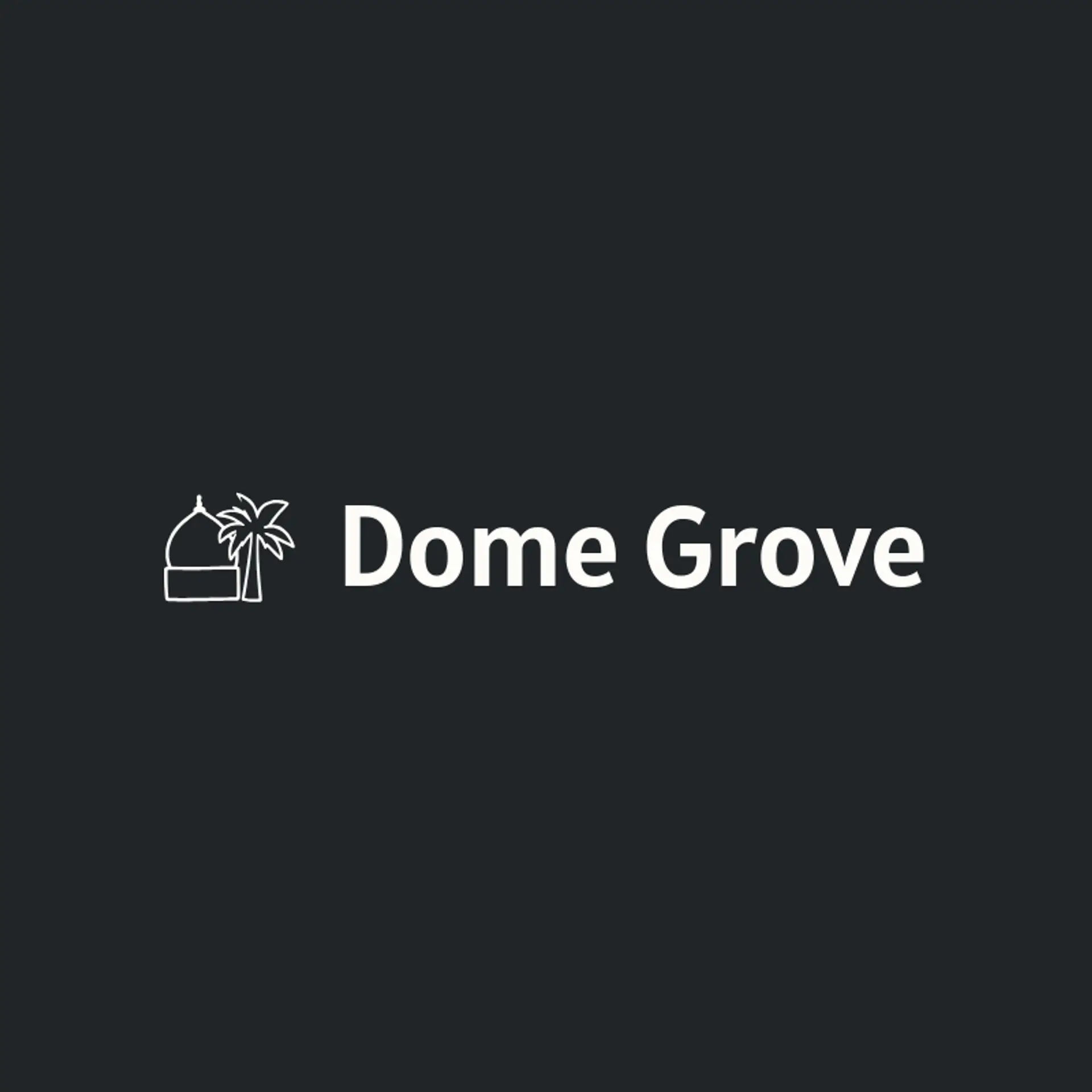 Dome Grove logo for islamic