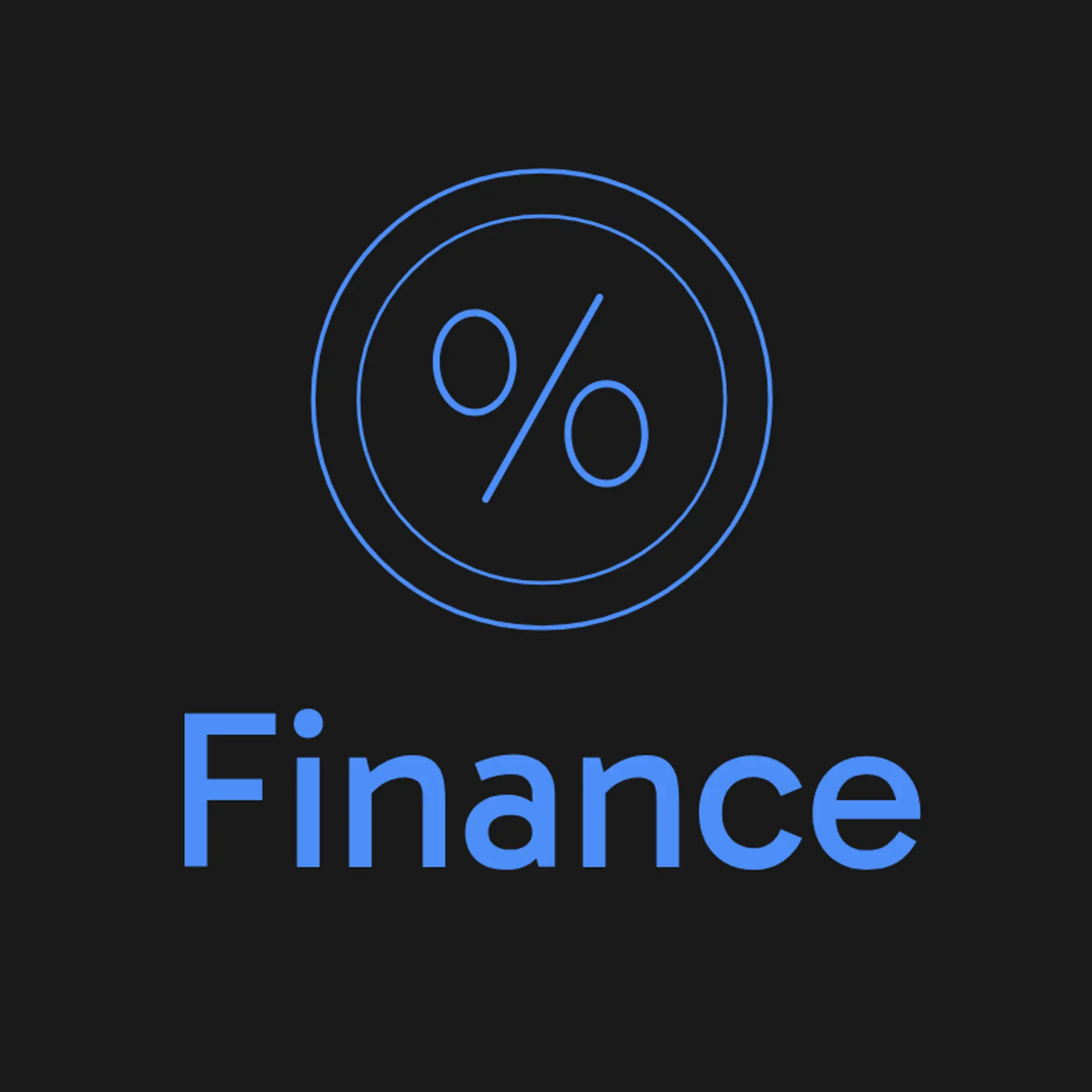 Finance logo for finance