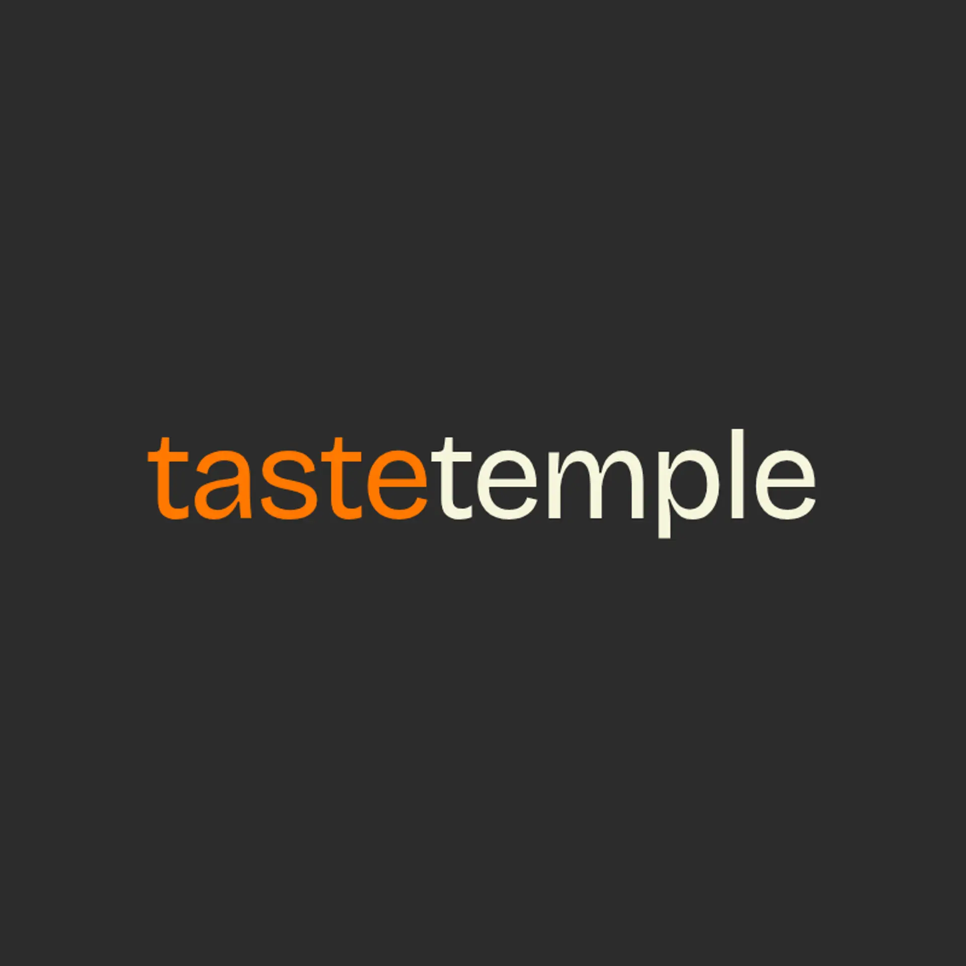 Taste Temple logo for fine dining restaurant