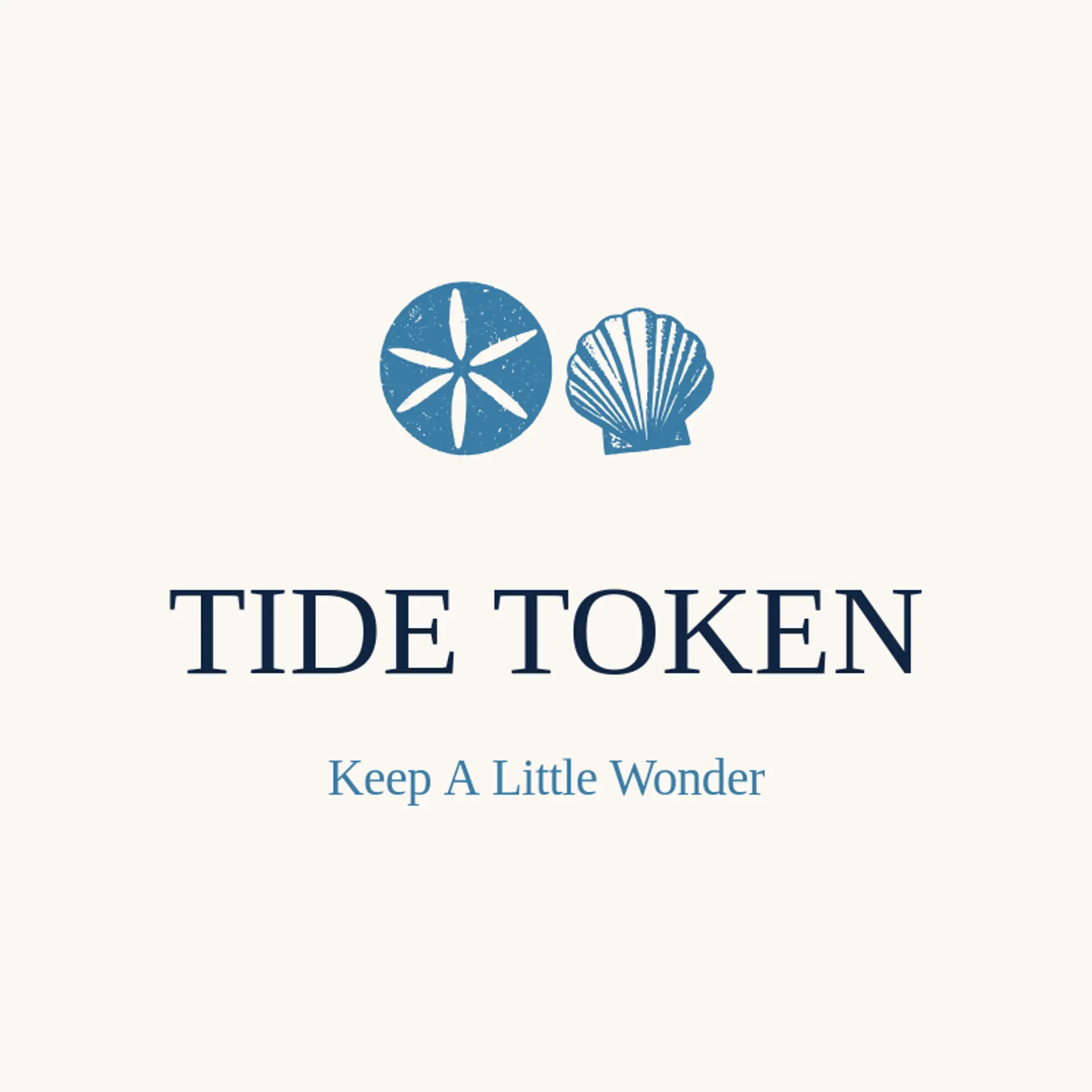 Tide Token logo for beach