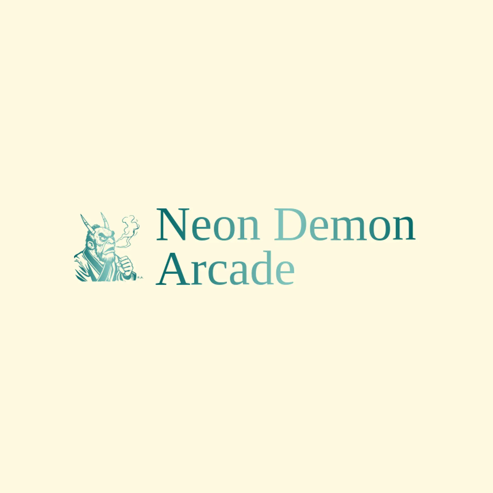 Neon Demon Arcade logo for demon