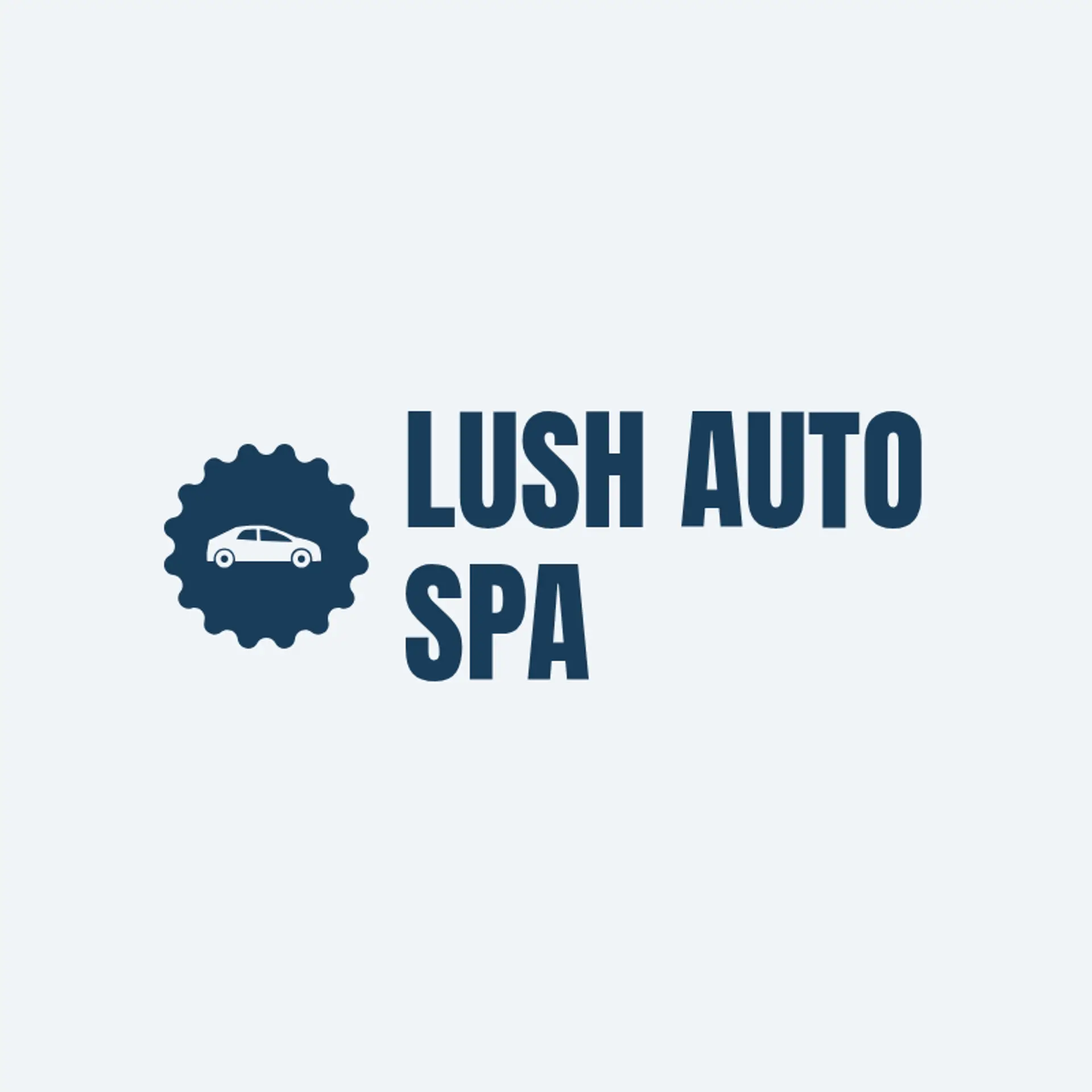 Lush Auto Spa logo for auto spa