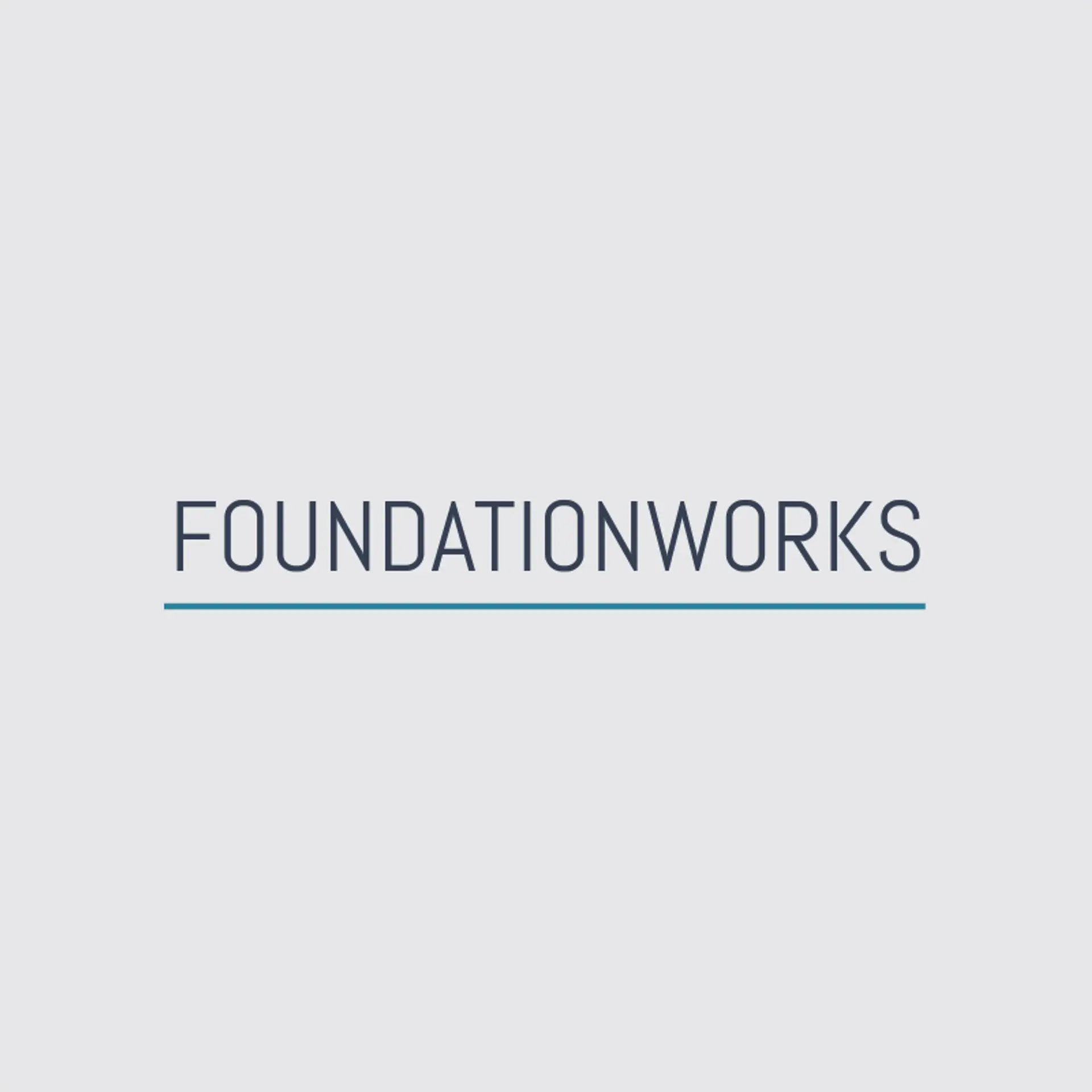 FoundationWorks logo for general construction
