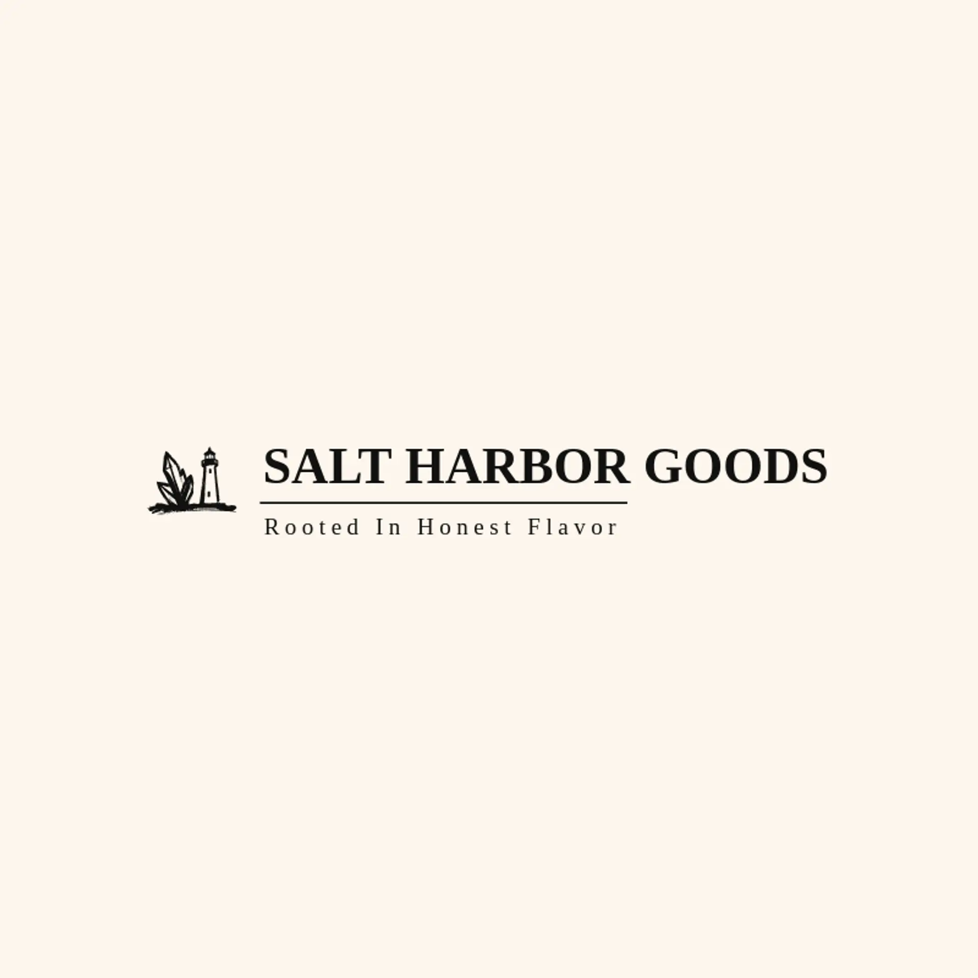 Salt Harbor Goods logo for salt