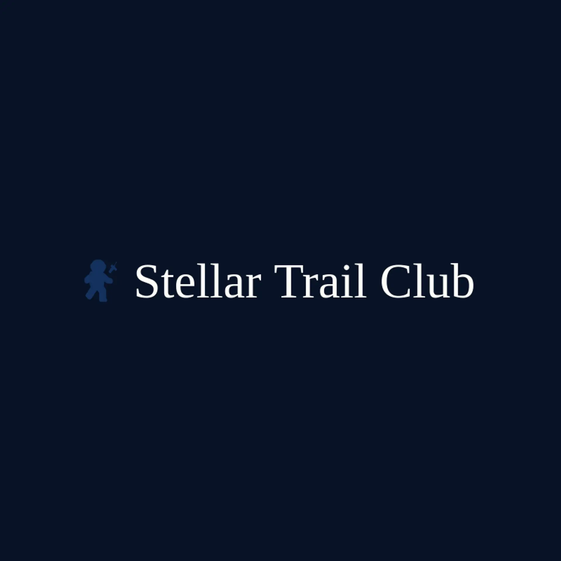 Stellar Trail Club logo for astronaut