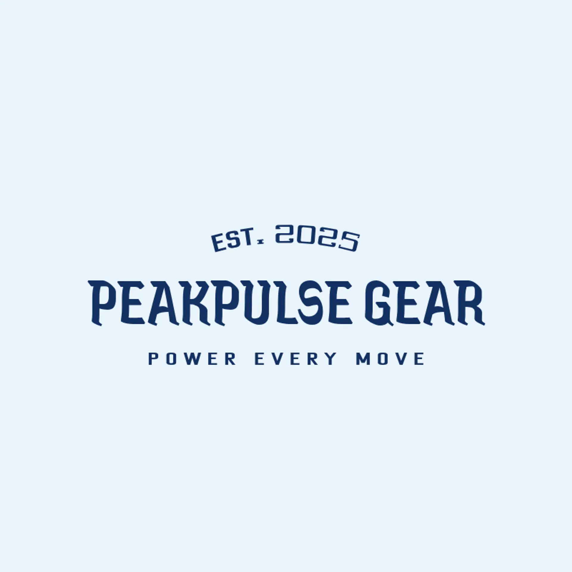 PeakPulse Gear logo for sports brand