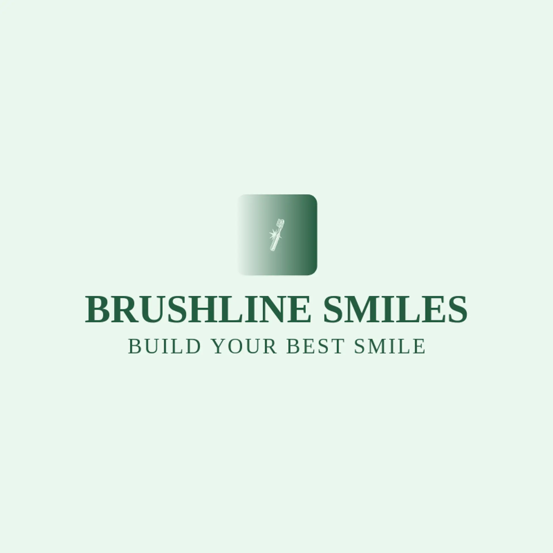 Brushline Smiles logo for dentist