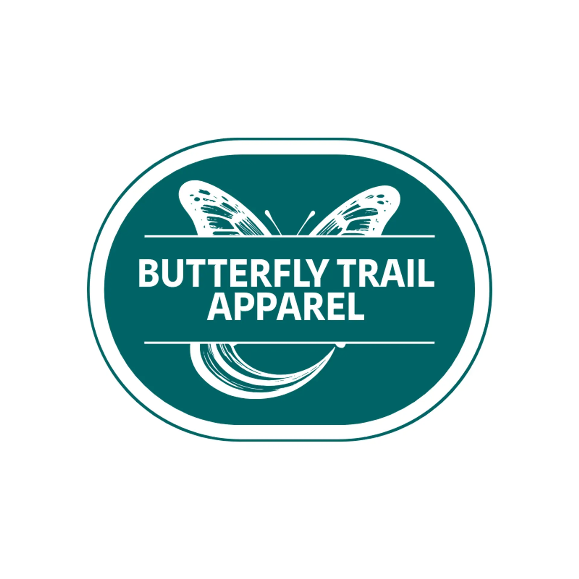 Butterfly Trail Apparel logo for butterfly