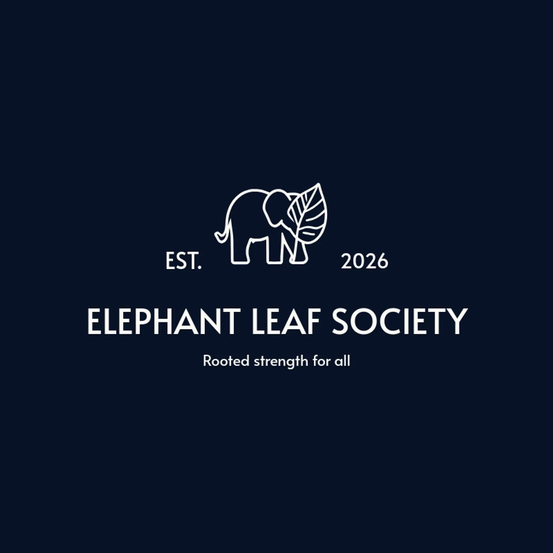 Elephant Leaf Society logo for hindu