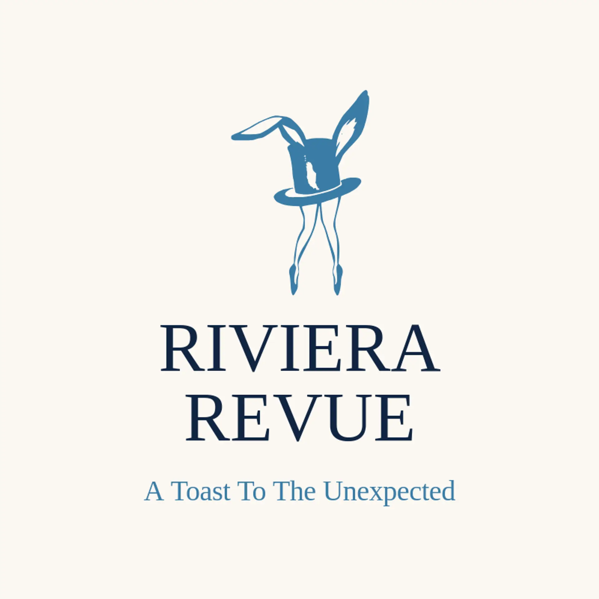 Riviera Revue logo for cabaret