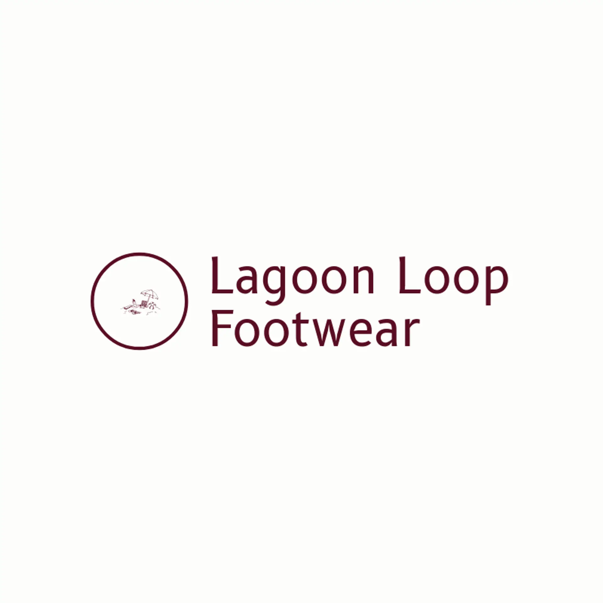Lagoon Loop Footwear logo for sandals