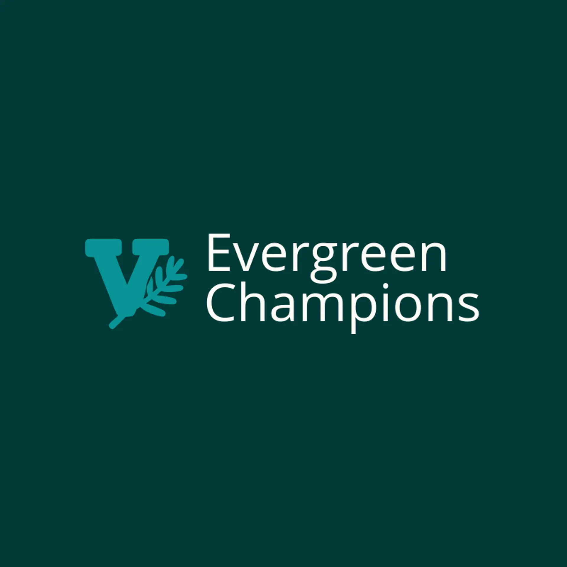Evergreen Champions logo for varsity