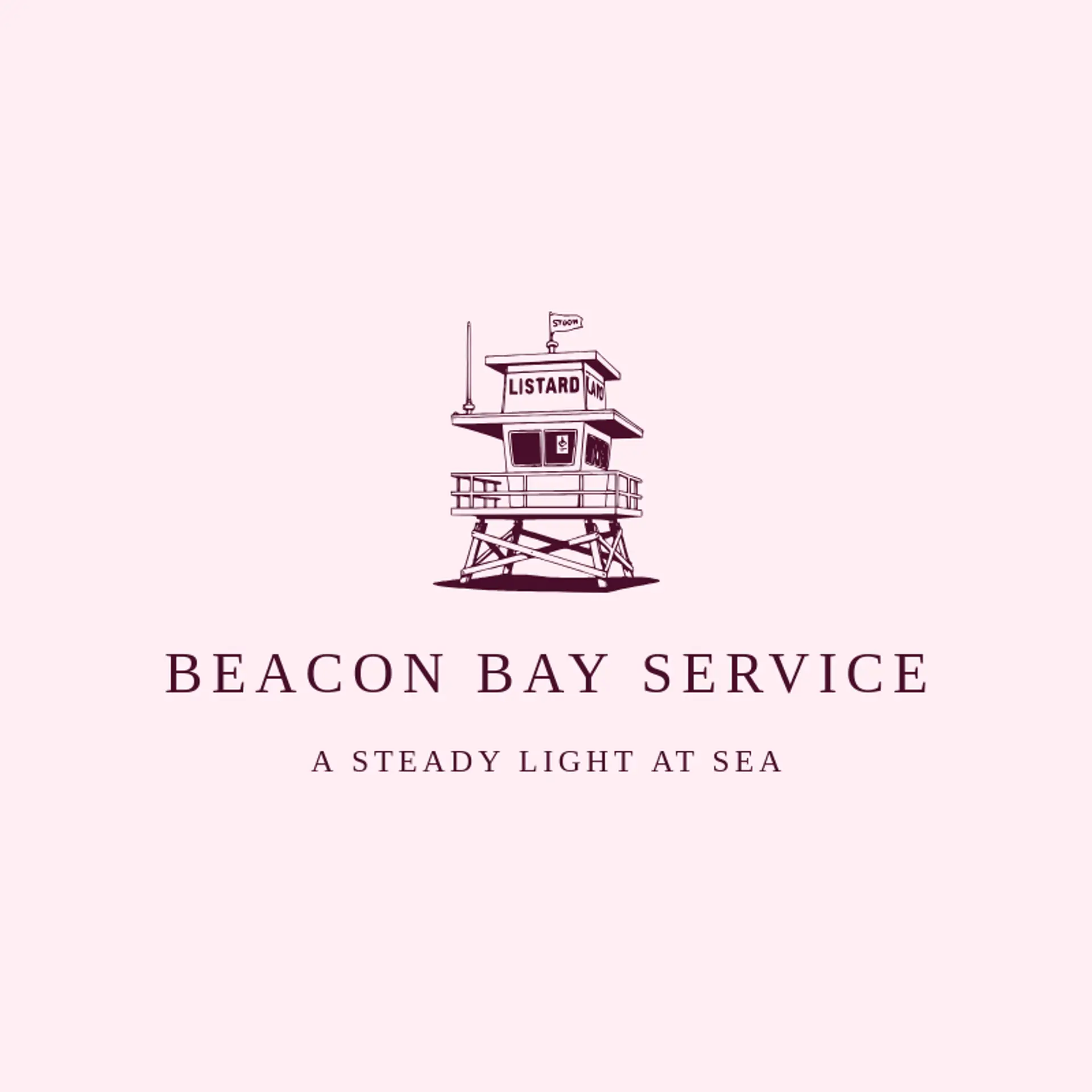 Beacon Bay Service logo for coast guard