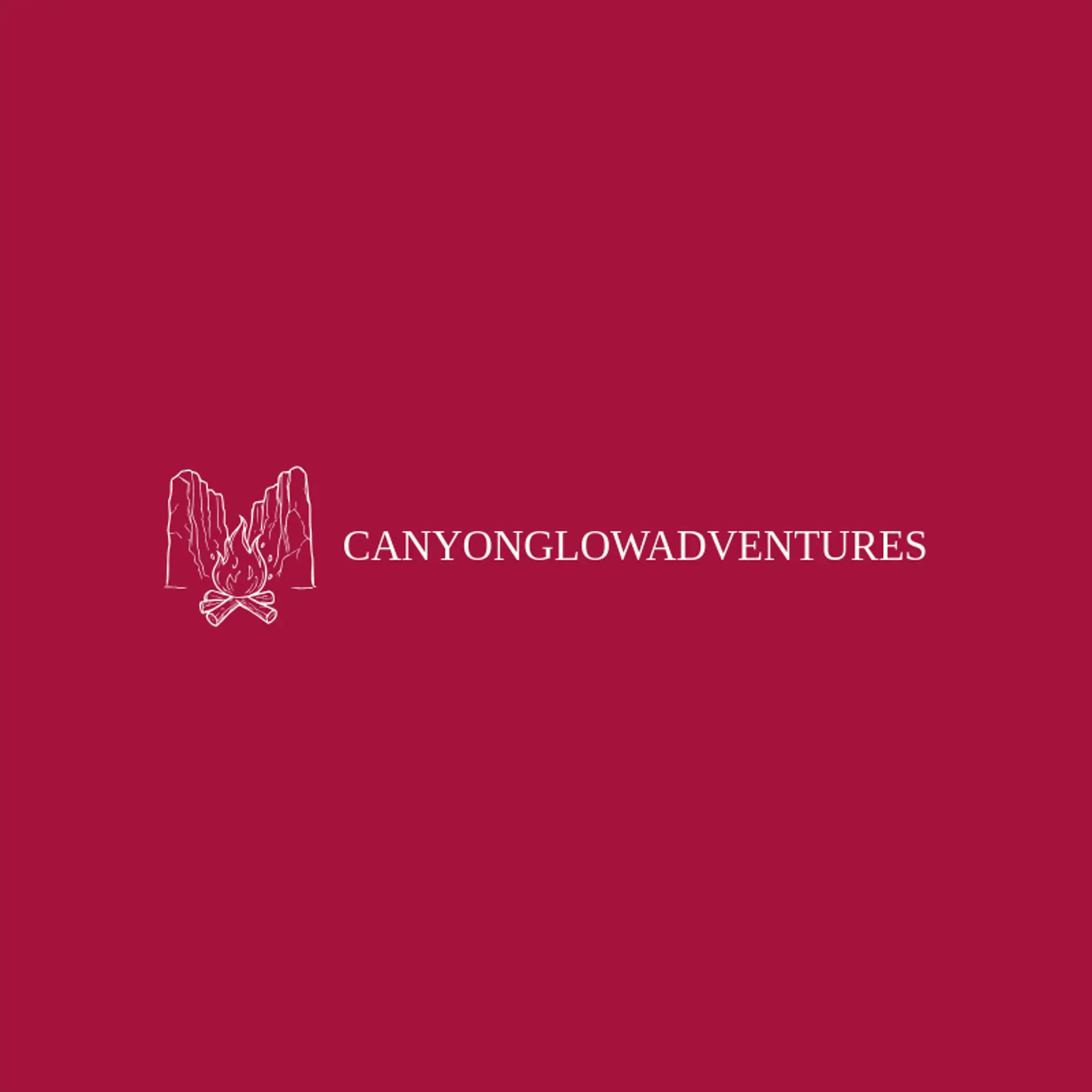 Canyon Glow Adventures logo for campfire