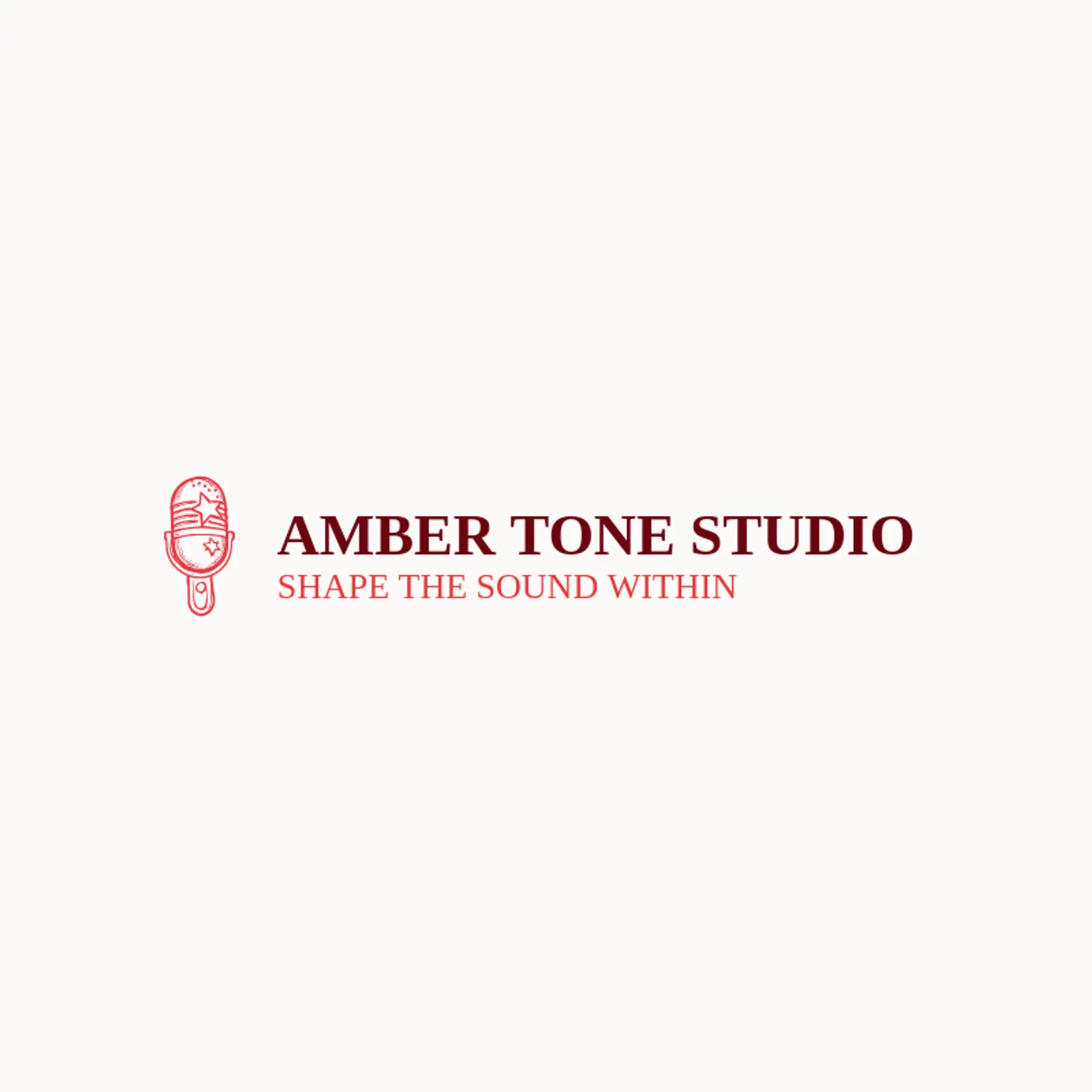 Amber Tone Studio logo for recording