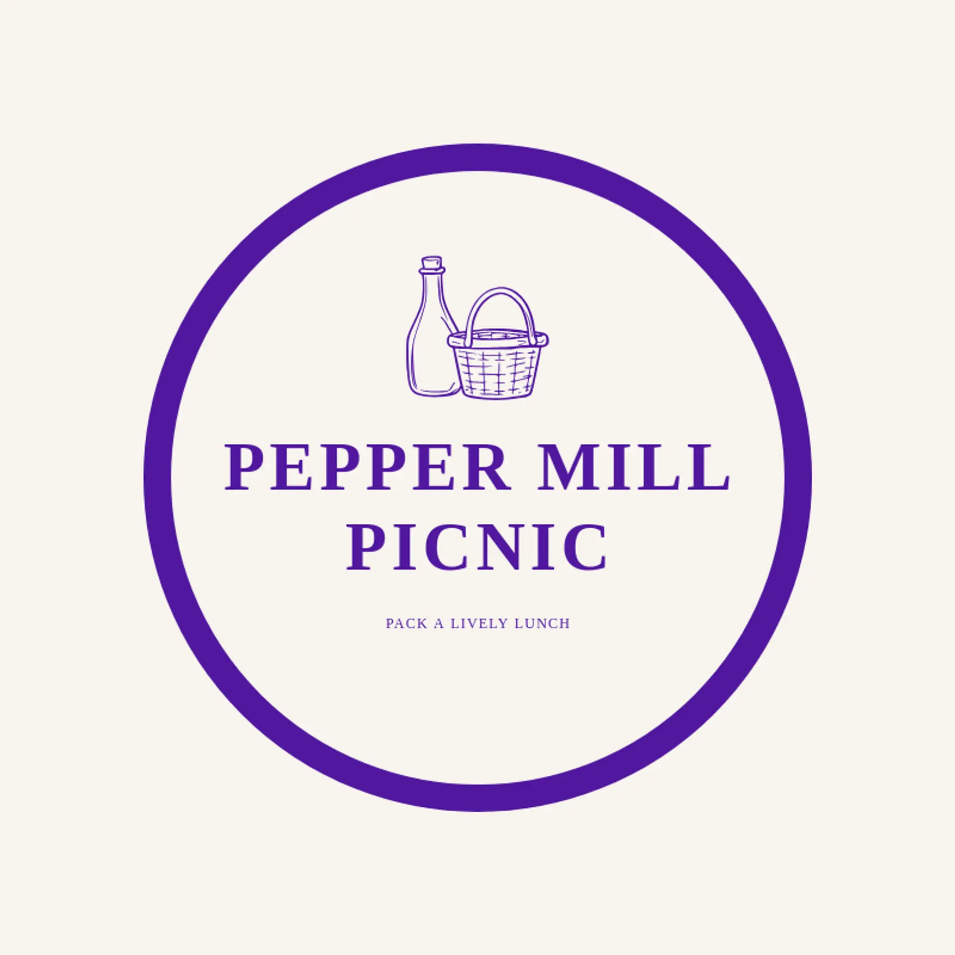 Pepper Mill Picnic logo for hot sauce