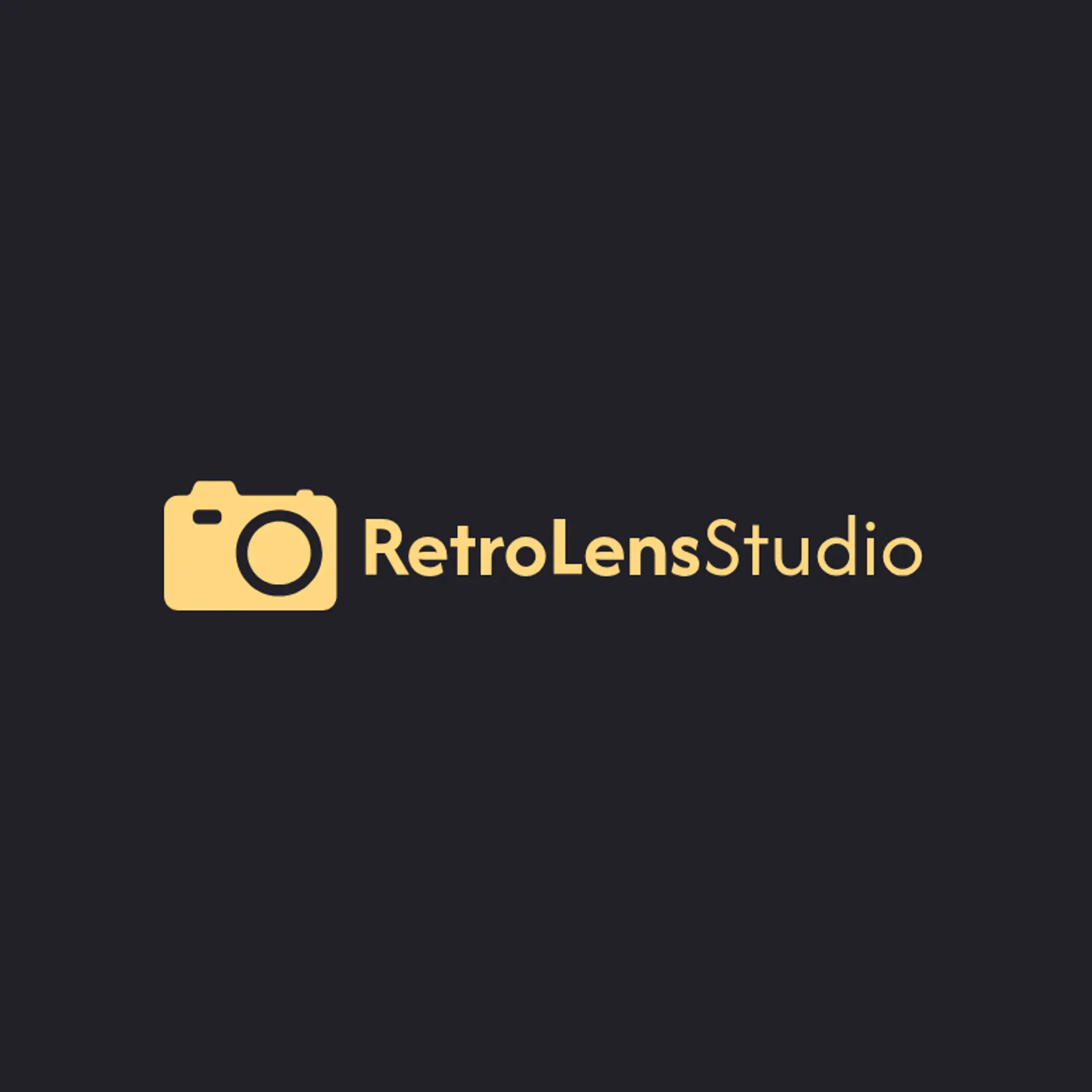 RetroLens Studio logo for vintage photography