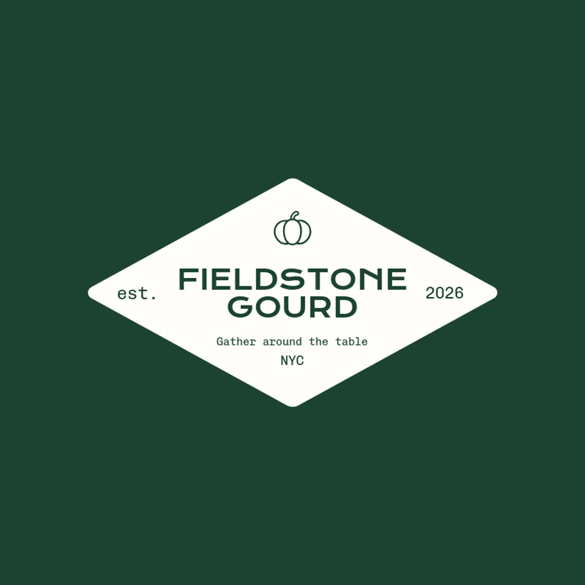 Fieldstone Gourd logo for pumpkin