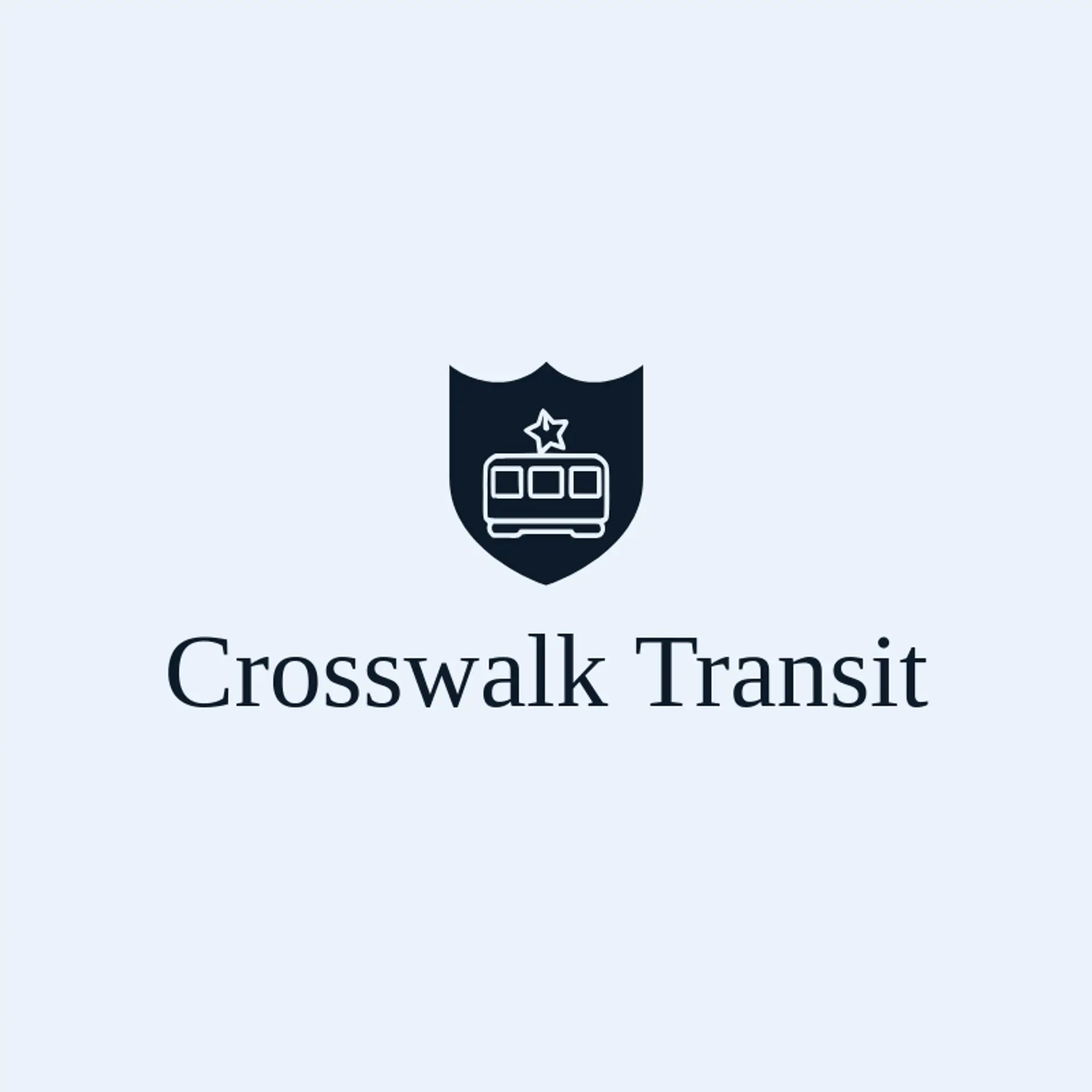Crosswalk Transit logo for subway