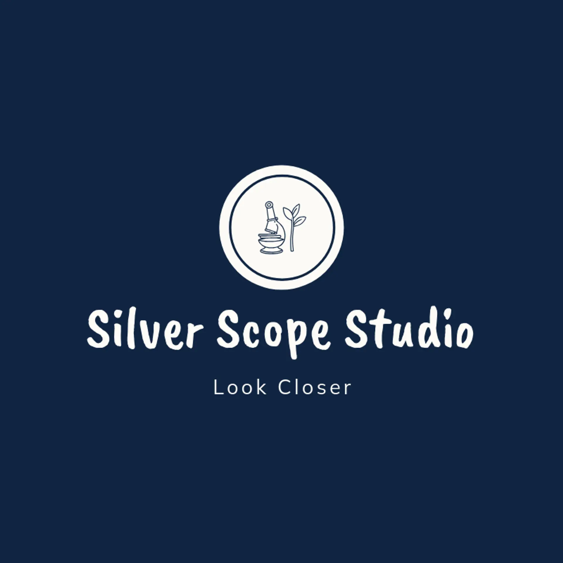Silver Scope Studio logo for stem