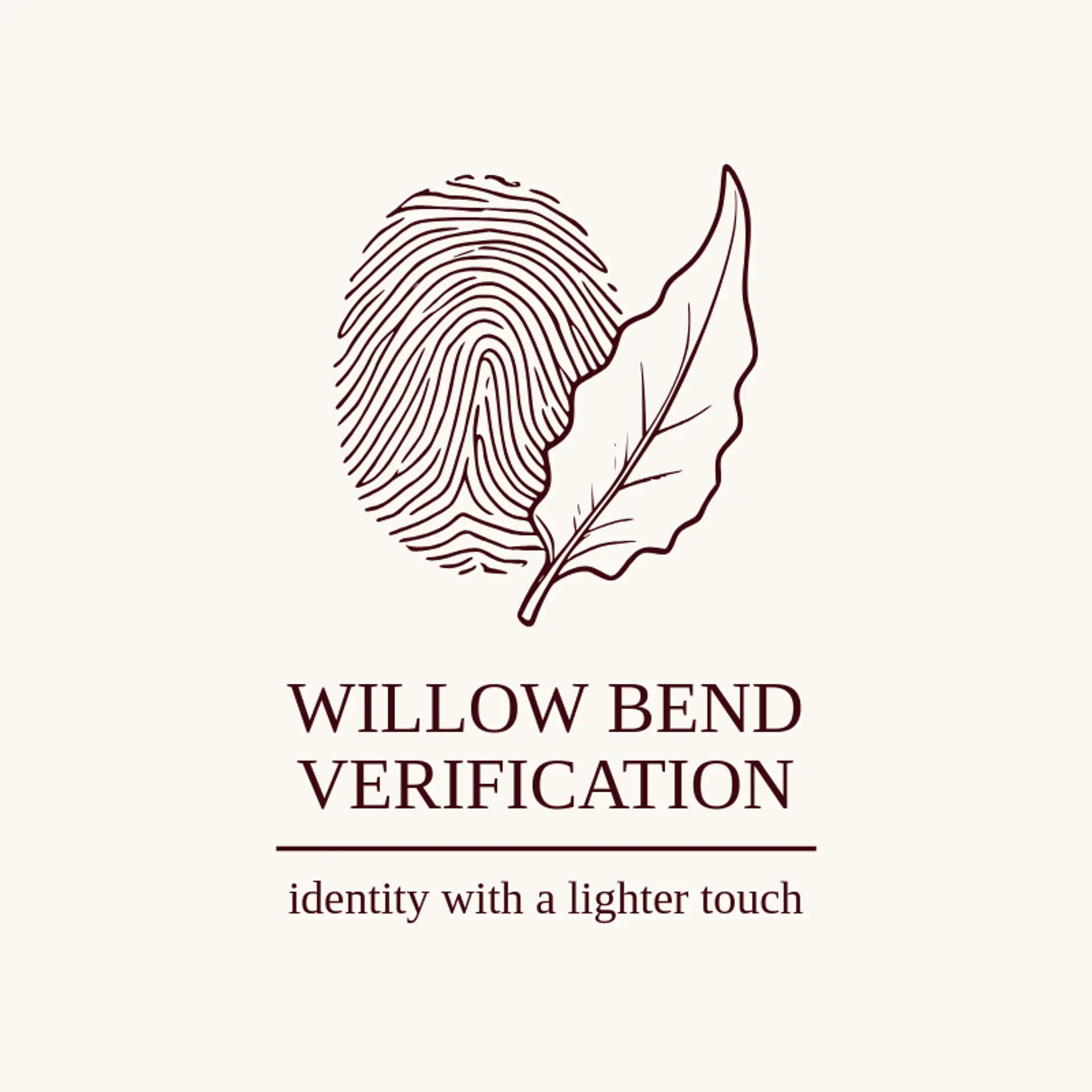 Willow Bend Verification logo for fingerprint