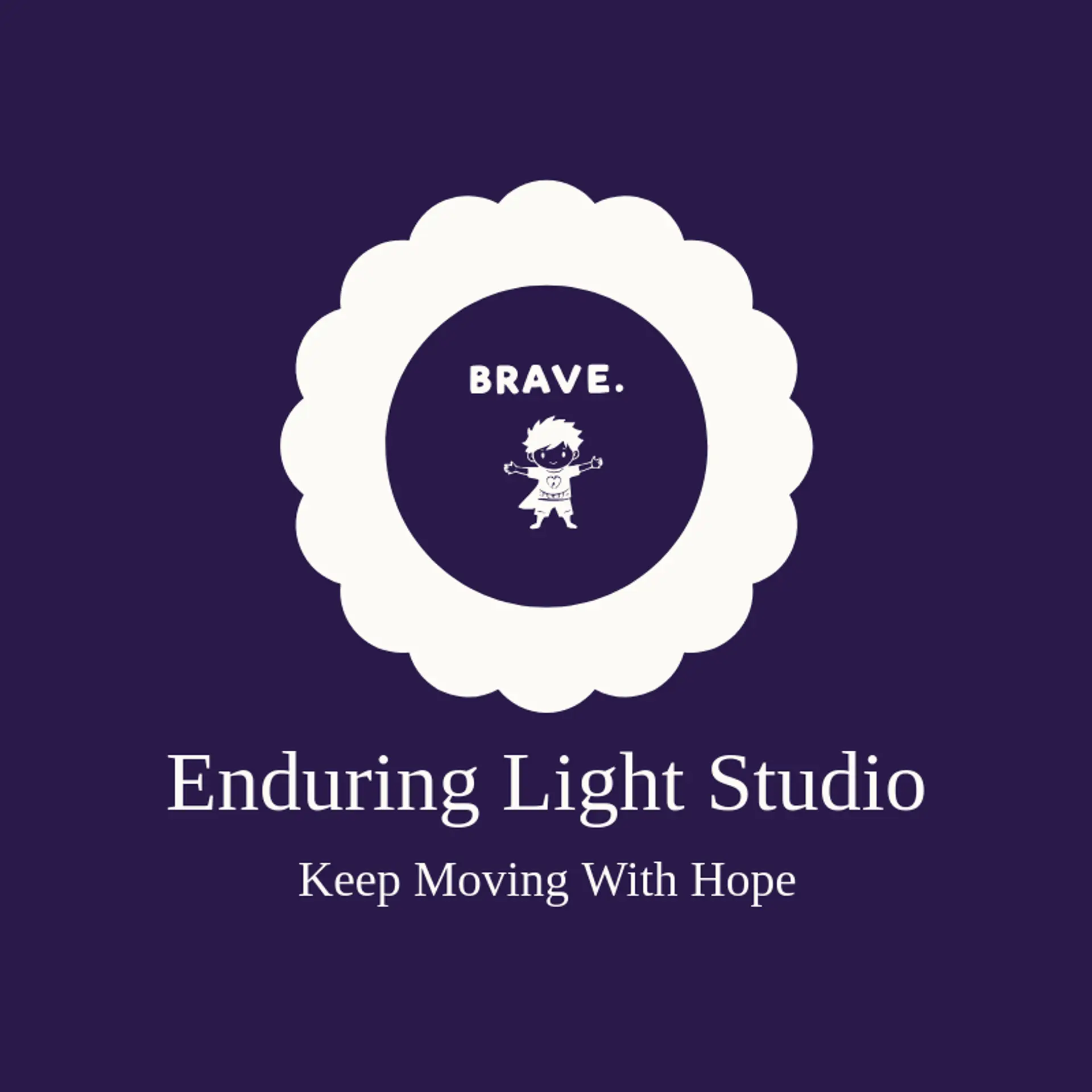 Enduring Light Studio logo for brave