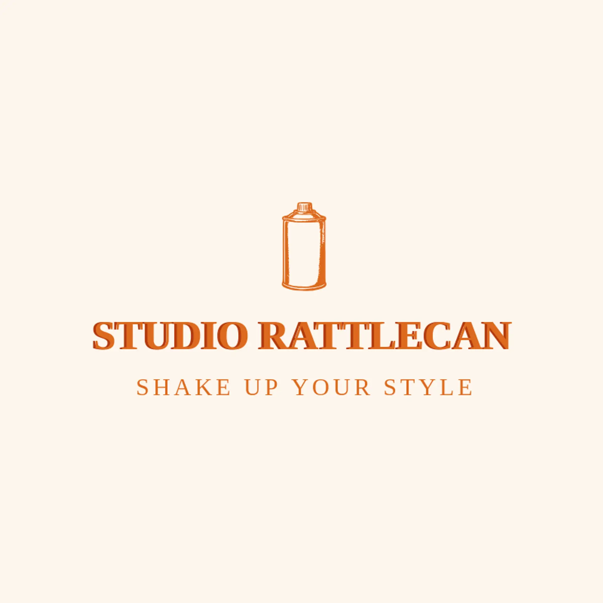 Studio Rattlecan logo for spray paint