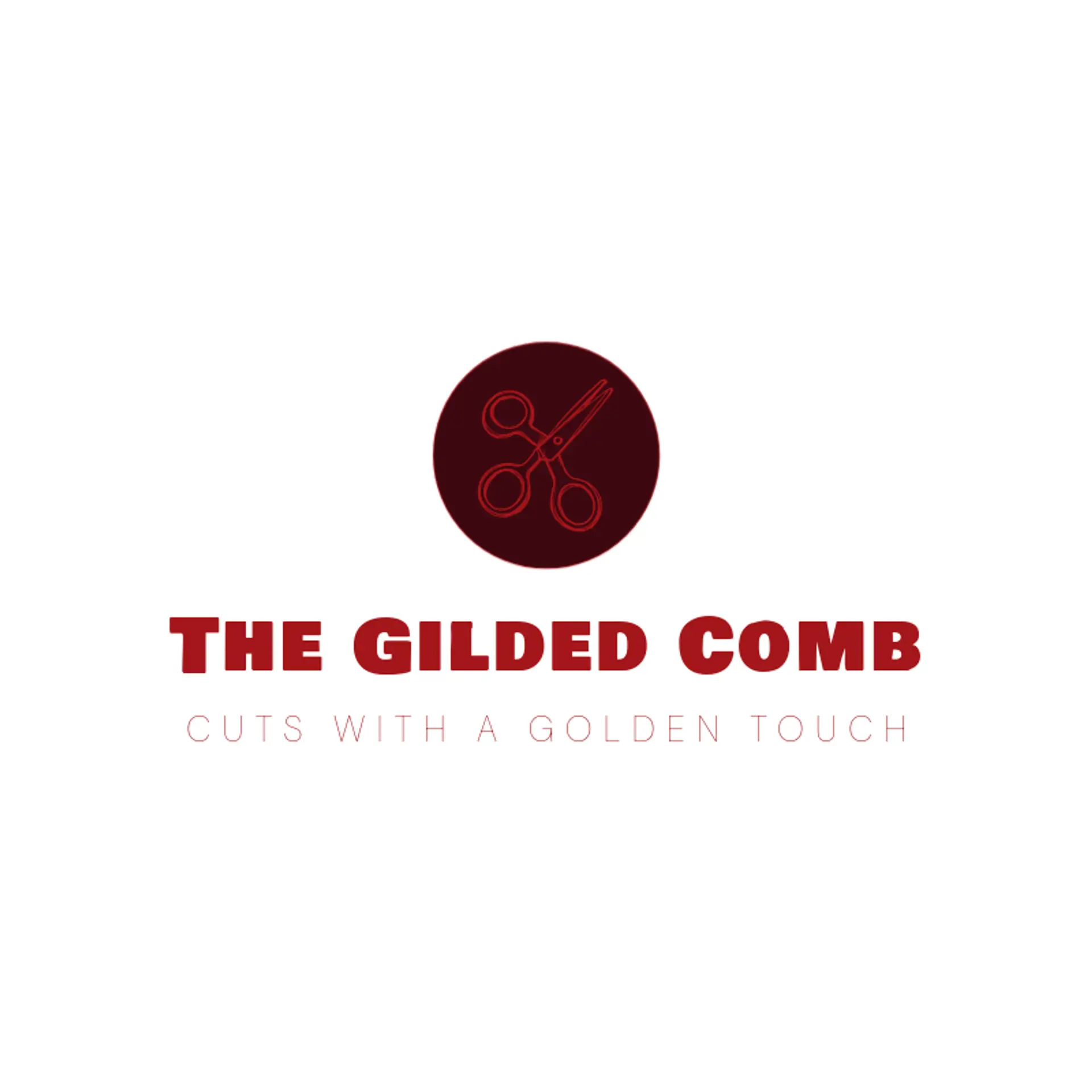 The Gilded Comb logo for hair stylist