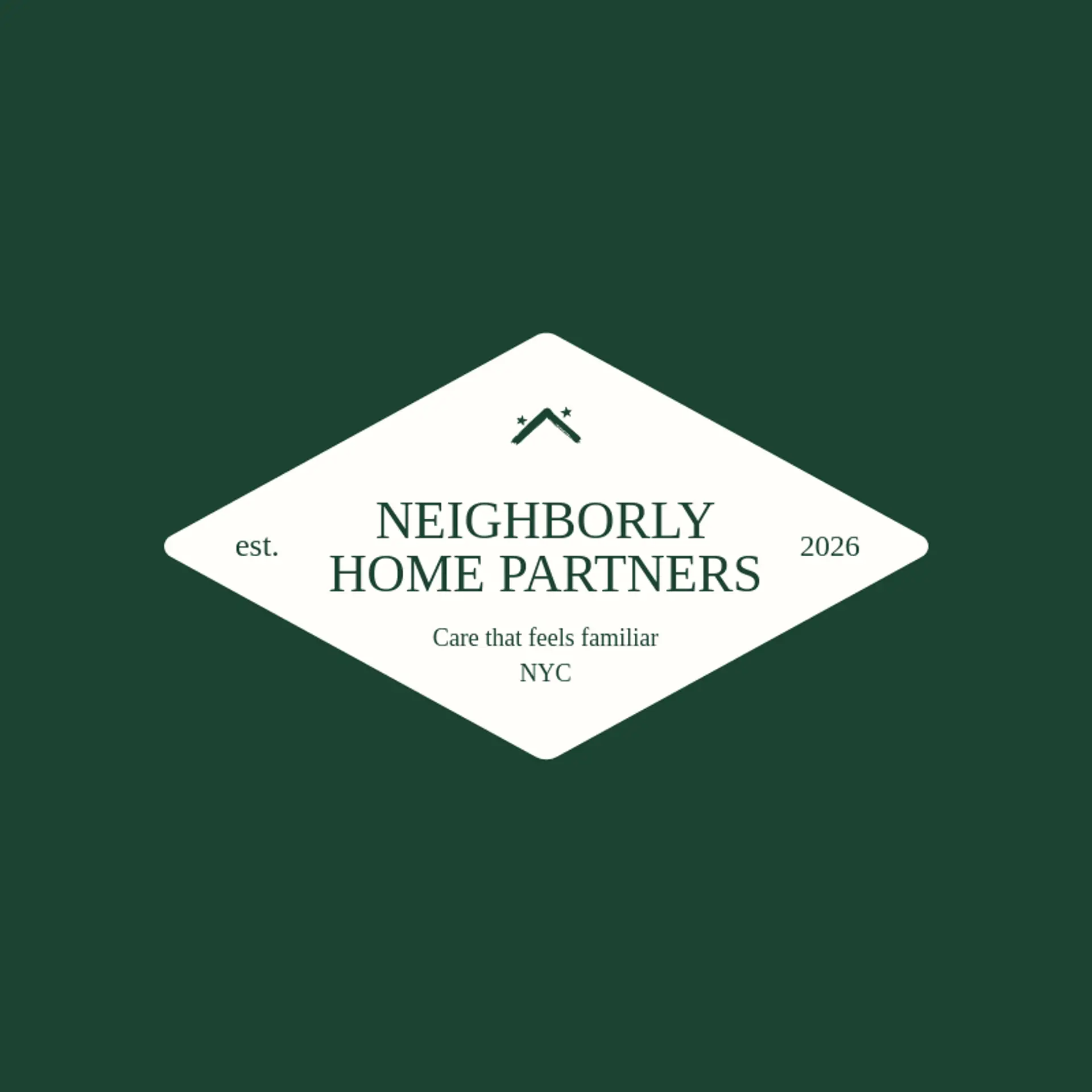 Neighborly Home Partners logo for home care