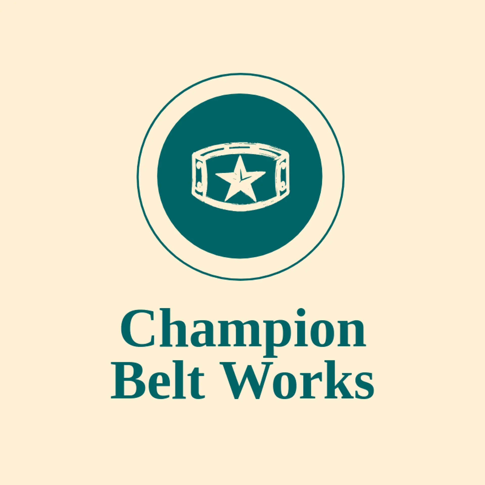 Champion Belt Works logo for boxing