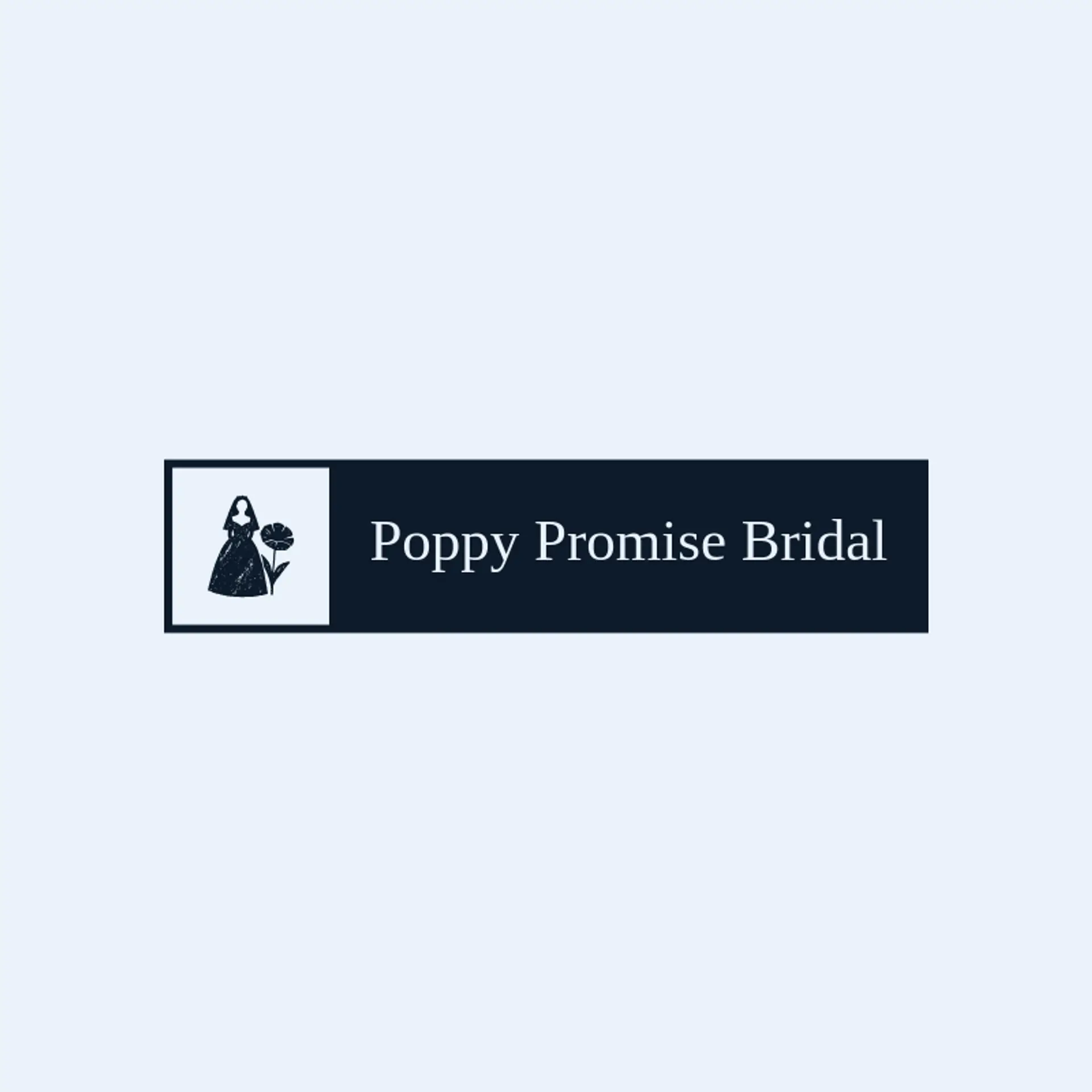 Poppy Promise Bridal logo for bride