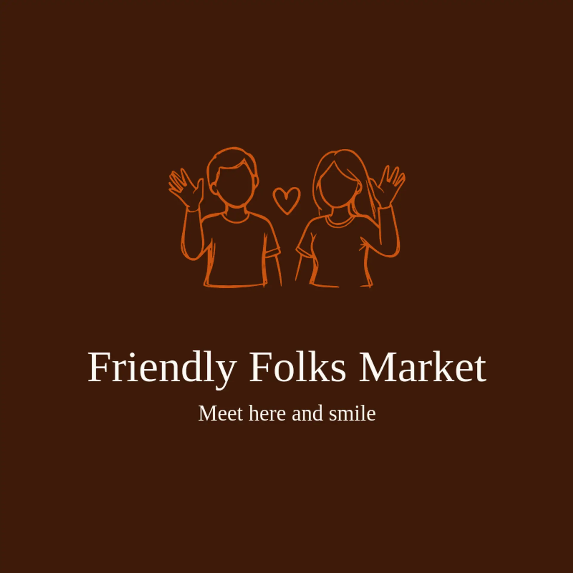 Friendly Folks Market logo for friend