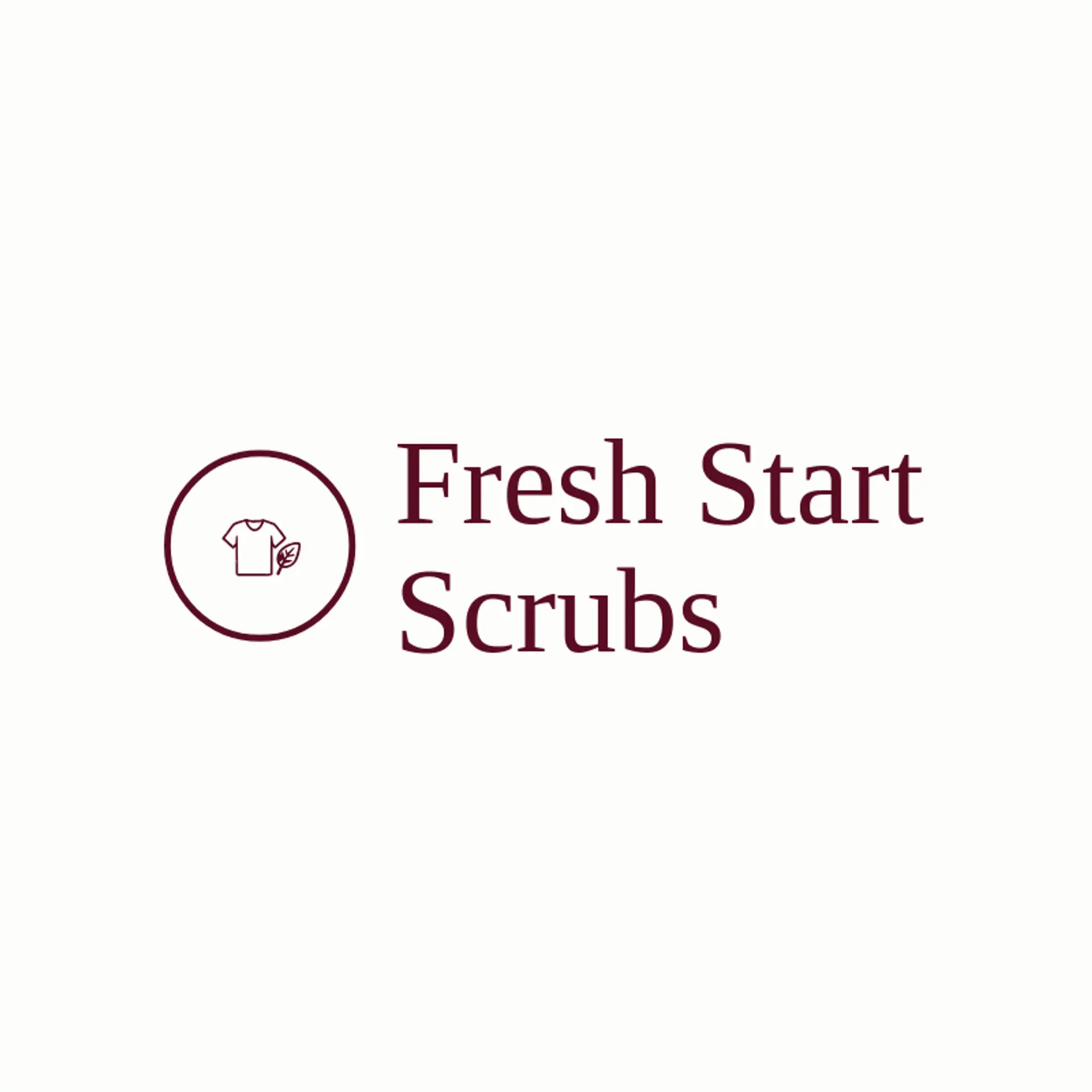 Fresh Start Scrubs logo for scrub