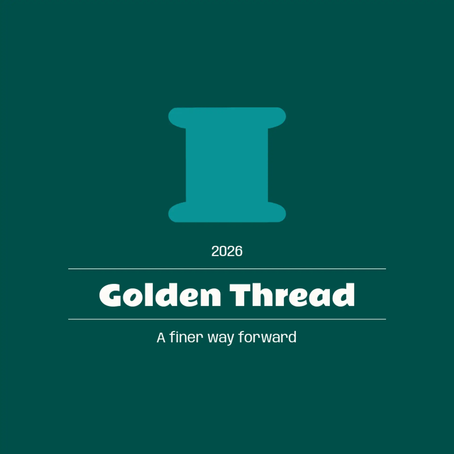 Golden Thread logo for tailor