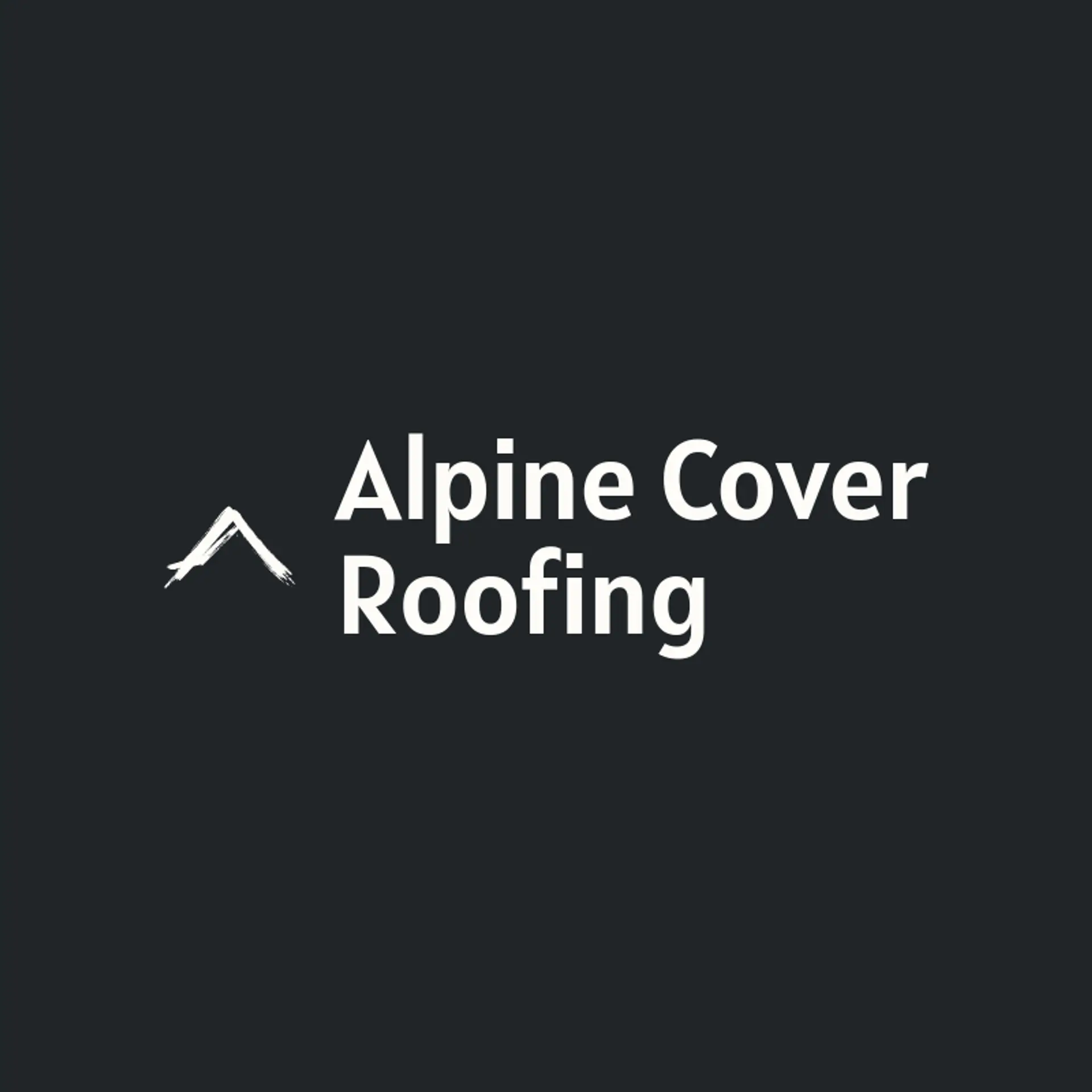 Alpine Cover Roofing logo for roofing