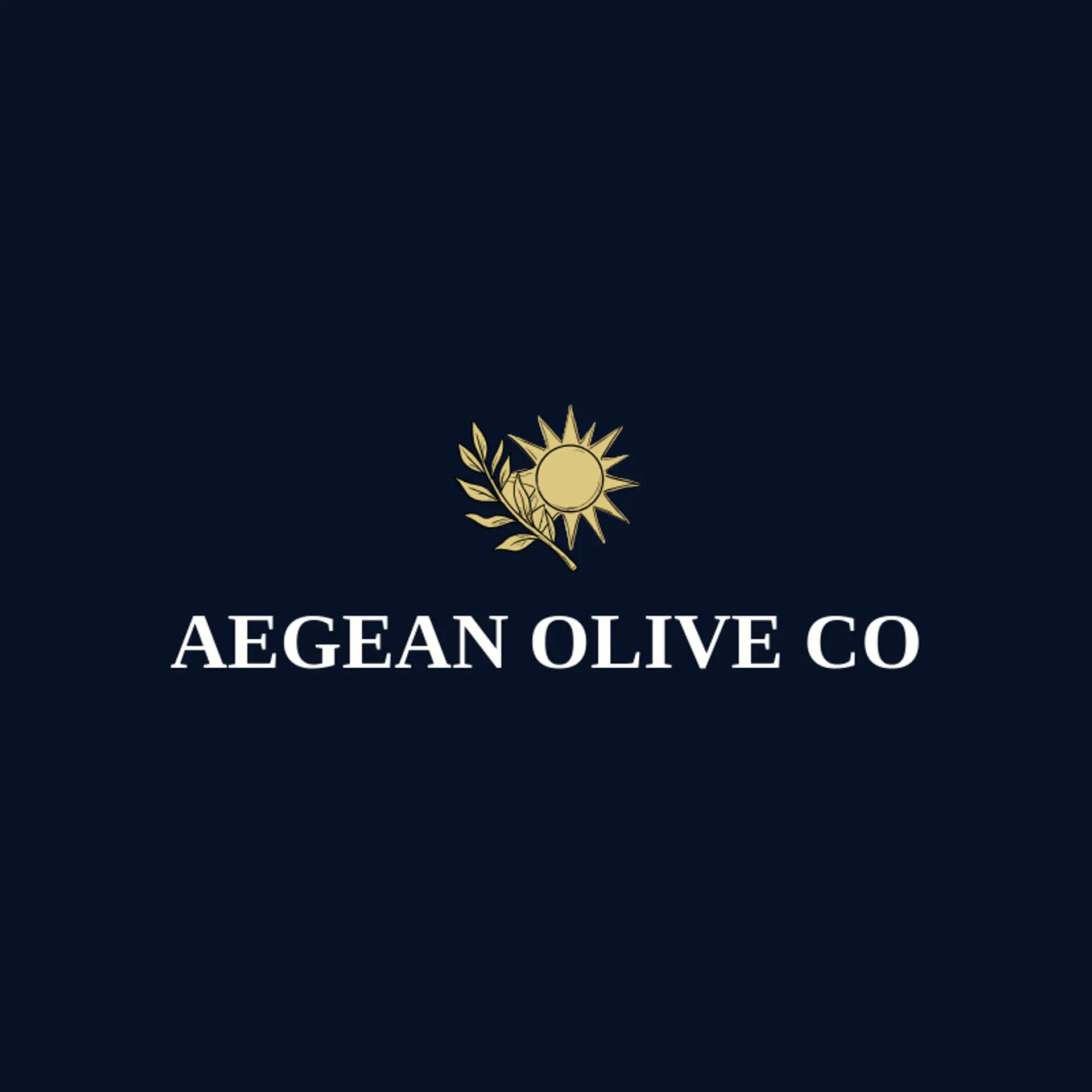 Aegean Olive Co logo for greek