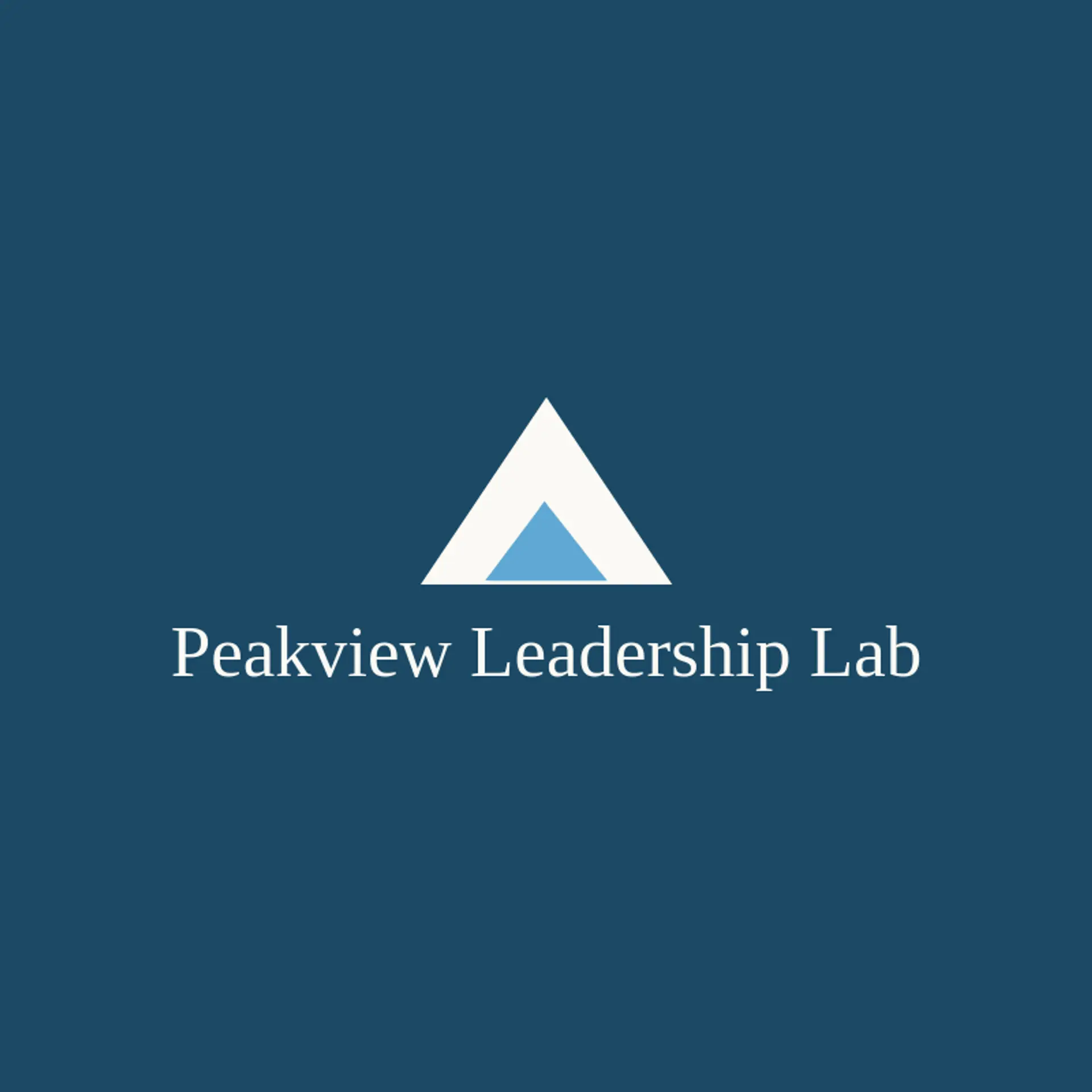 Peakview Leadership Lab logo for leader
